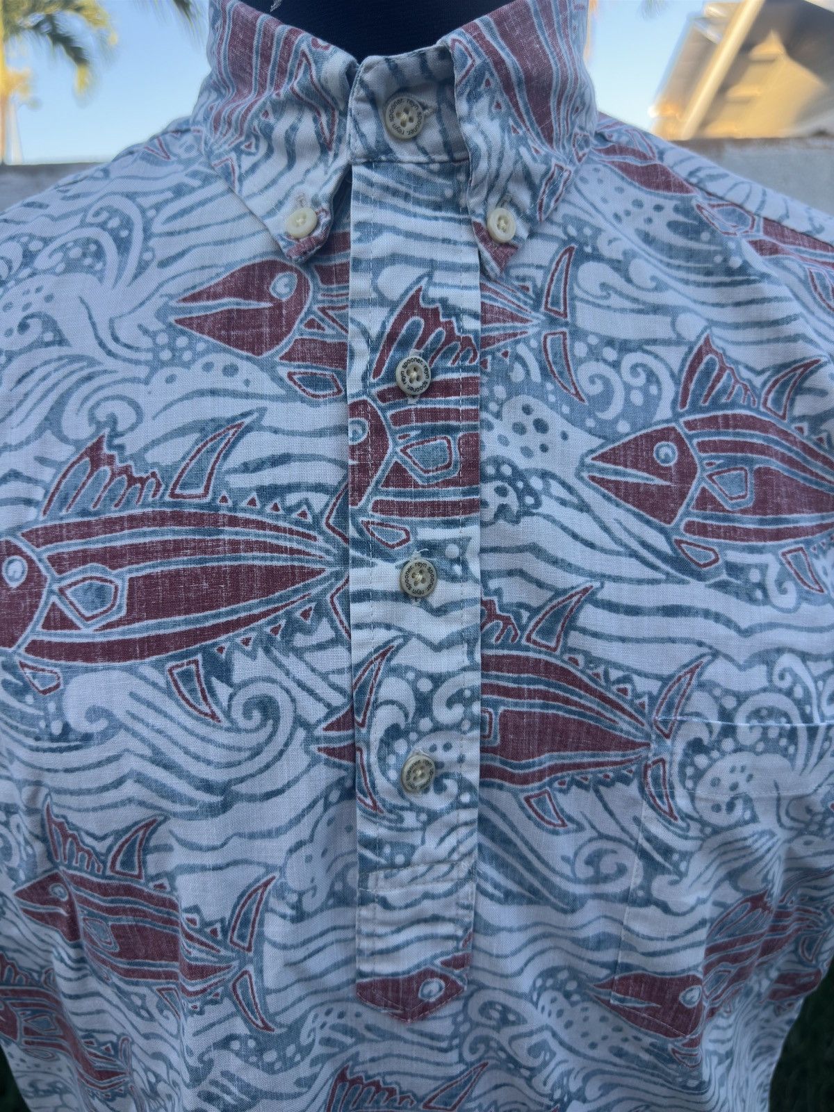 Reyn Spooner PreOwned Reyn Spooner Hawaiian Fishes Multicolored Men's S Size US S / EU 44-46 / 1 - 3 Thumbnail