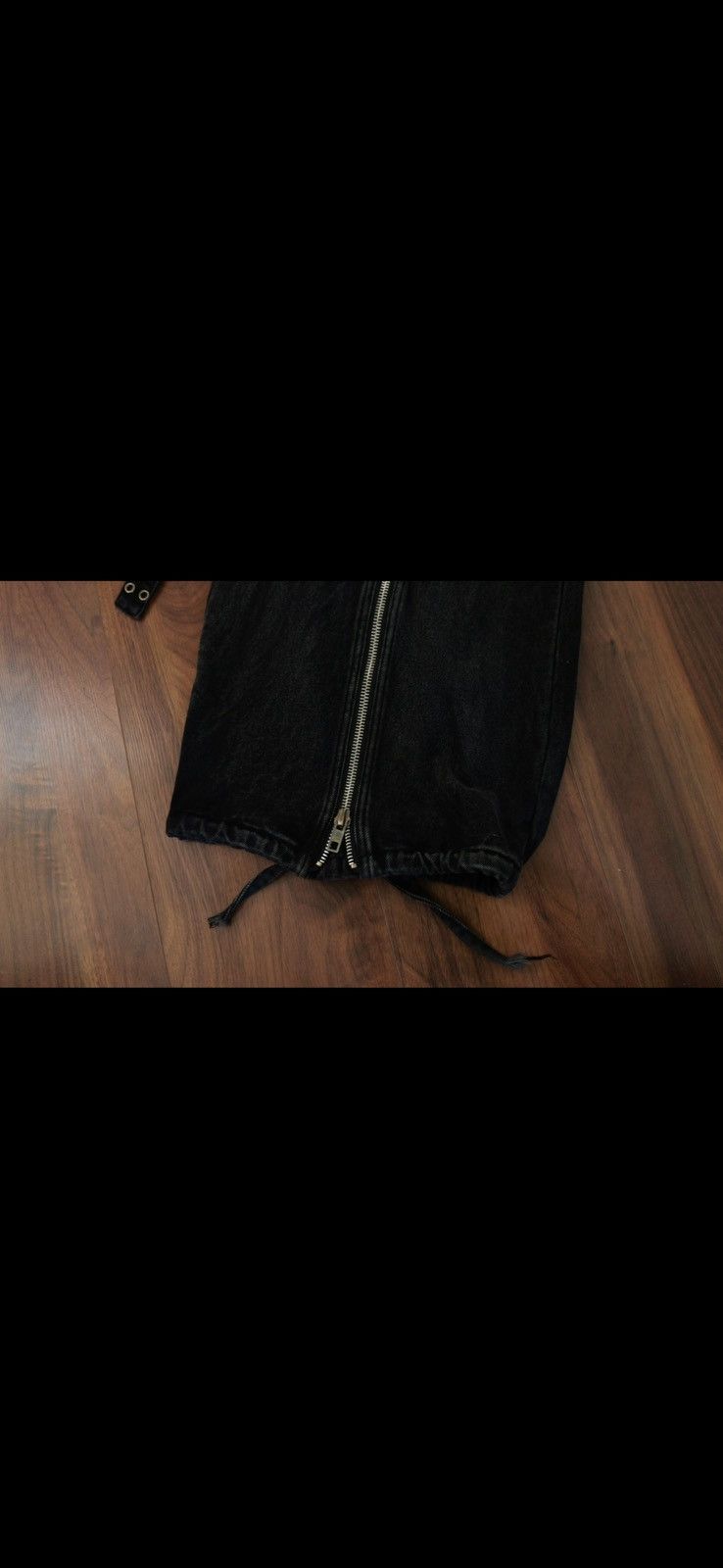 No Faith Studios No/Faith Studios Black Heavy Cargo Jeans XL Size US 36 / EU 52 - 6 Thumbnail