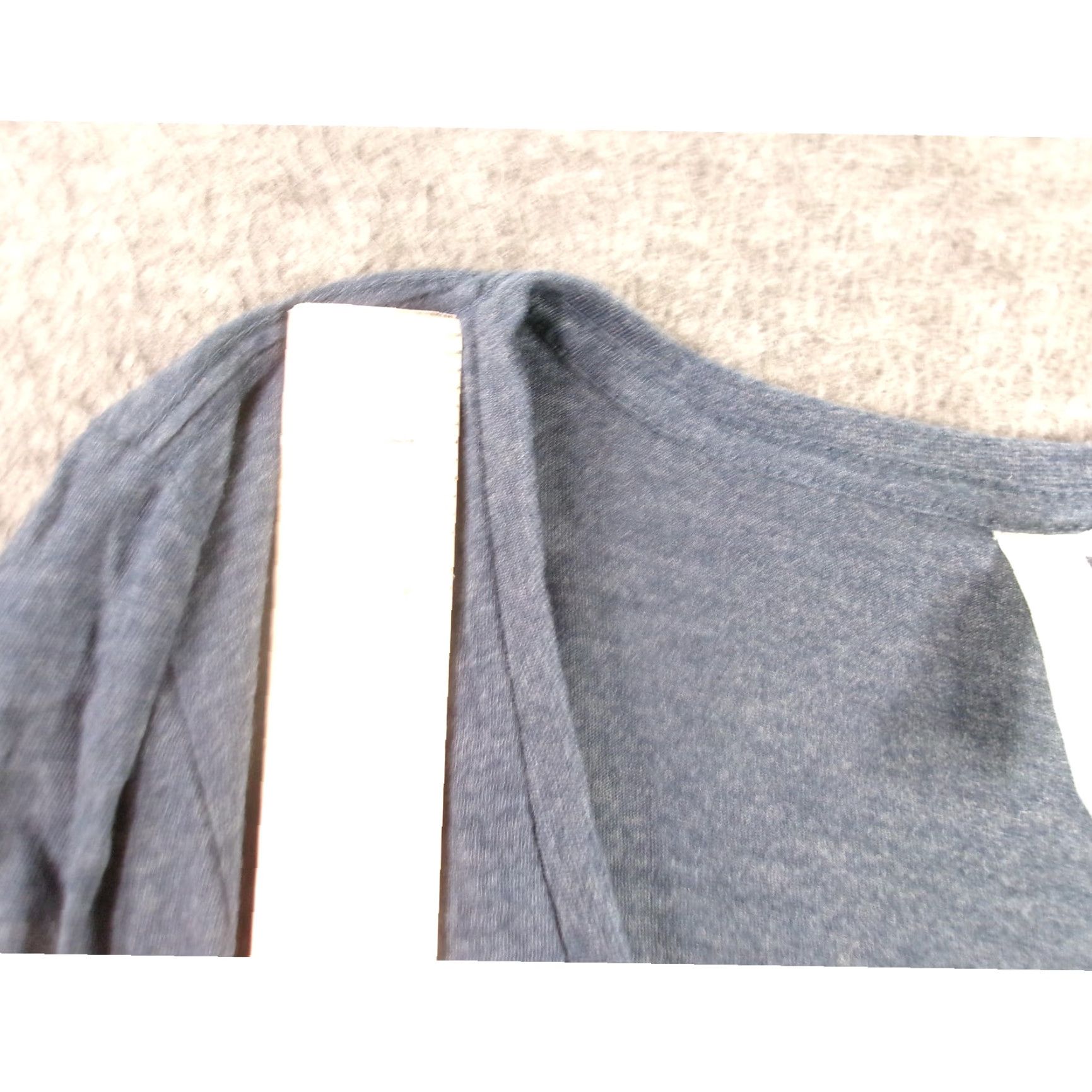 Threads 4 Thought Threads 4 Thought Top Womens XS Heathered Dark Blue V Neck Soft Sustainable Size XS / US 0-2 / IT 36-38 - 4 Thumbnail