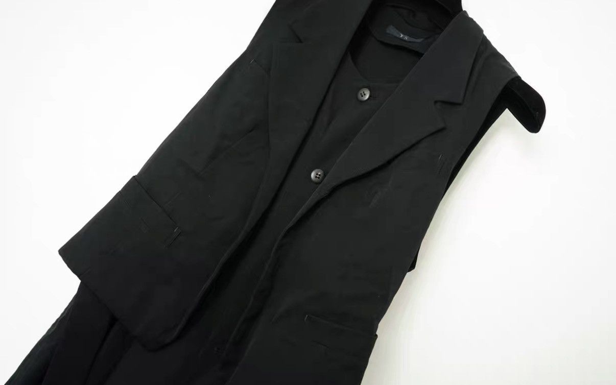 Yohji Yamamoto Yohji Yamamoto Y's Layered Look Sleeveless Mid-Length Coat Size US M / EU 48-50 / 2 - 5 Thumbnail