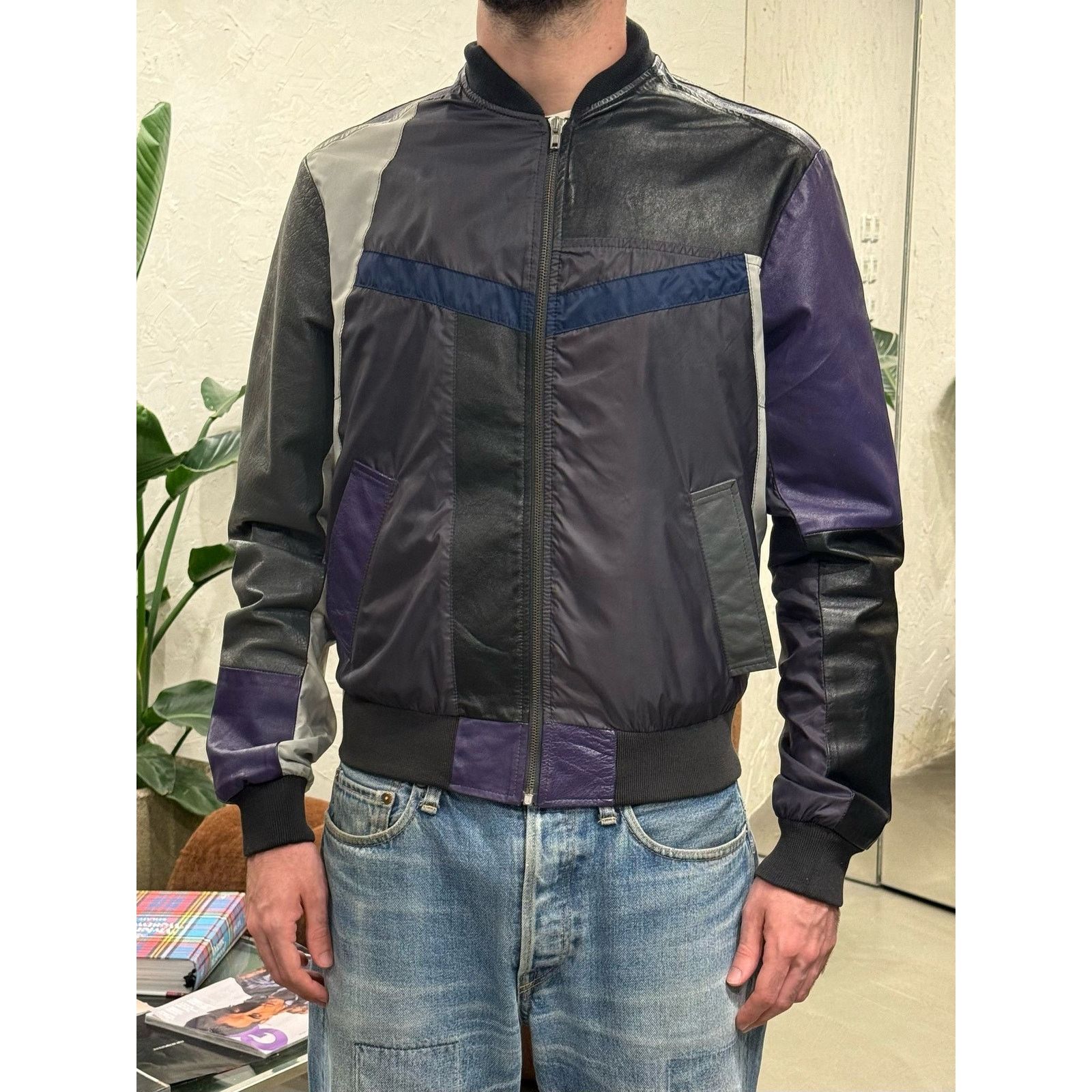 Maison Margiela S/S2007 Maison Margiela patchwork paneled bomber jacket Size US M / EU 48-50 / 2 - 3 Thumbnail