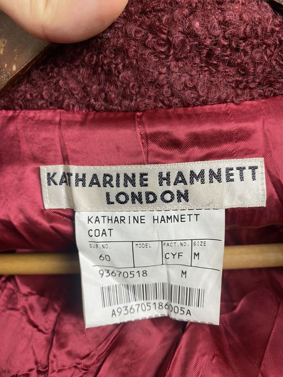 Vintage Katharine Hamnett London Long Coat Size US M / EU 48-50 / 2 - 13 Thumbnail