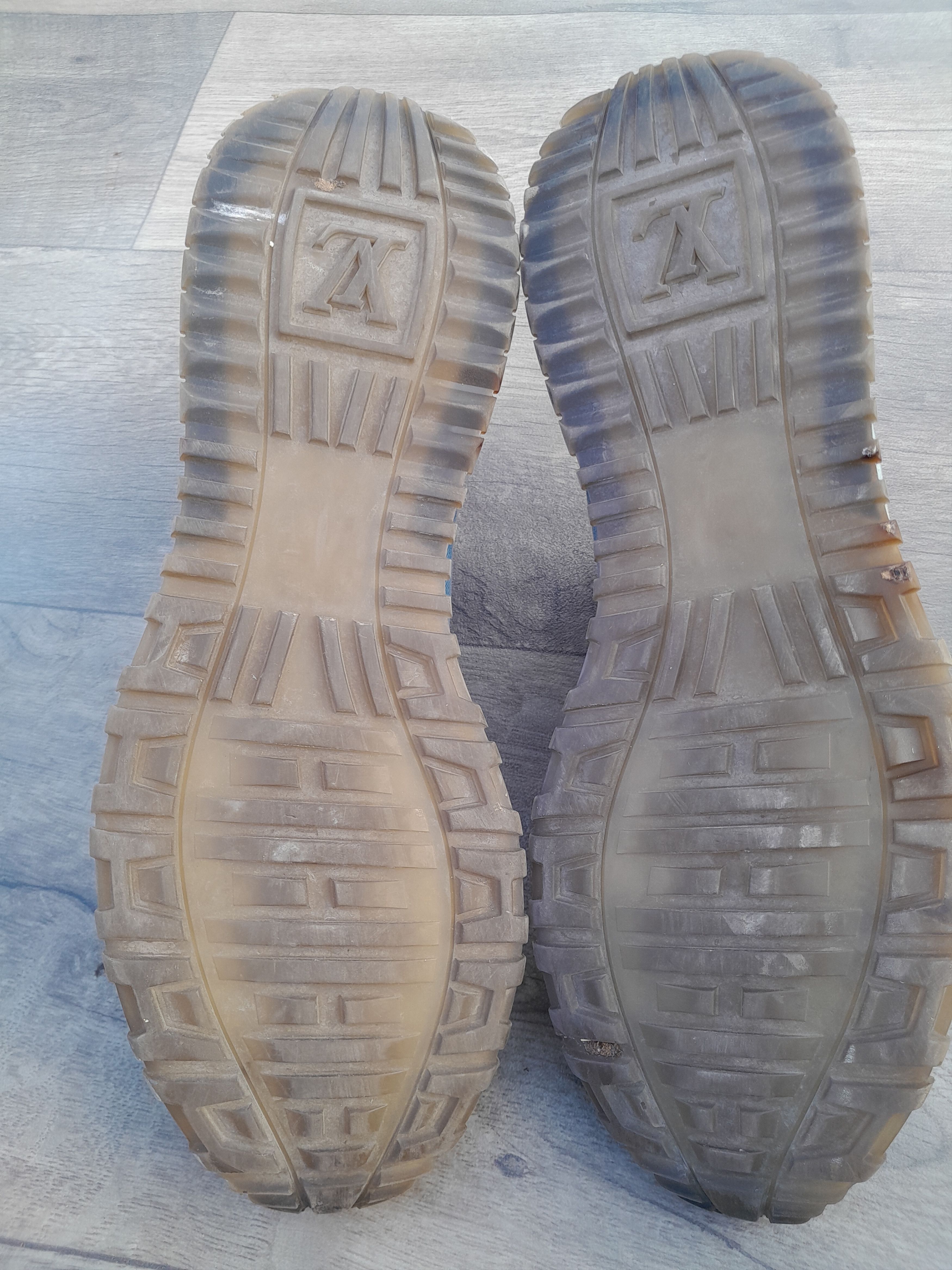 Louis Vuitton Louis Vuitton Run Away sneakers in blue denim. Size US 7.5 / EU 40-41 - 7 Thumbnail