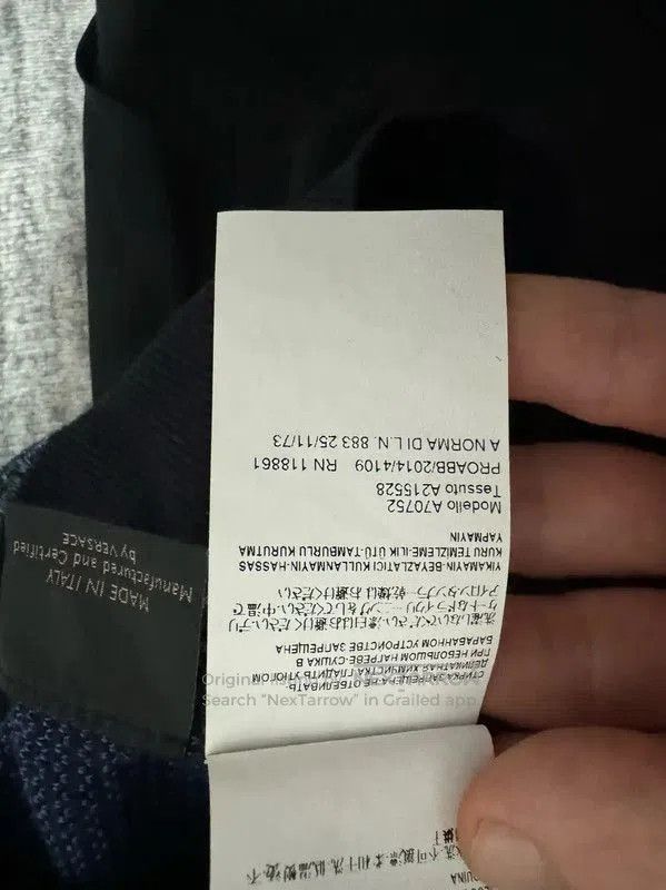 Versace Versace Colorblock Wool Medusa Sweater for Men . Size US S / EU 44-46 / 1 - 5 Thumbnail