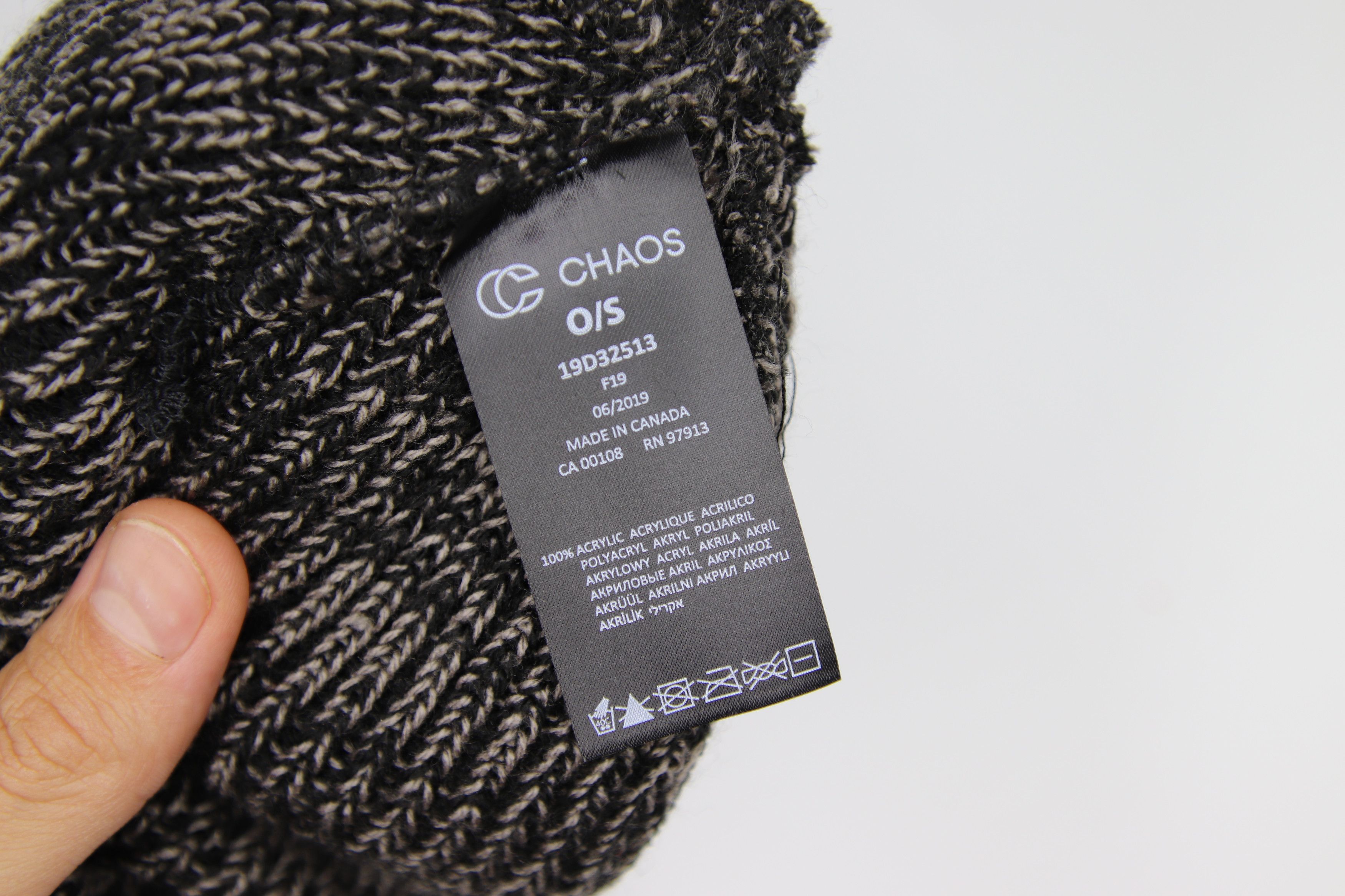 Other Fisherman Chaos Beanie Charcoal Size ONE SIZE - 3 Thumbnail