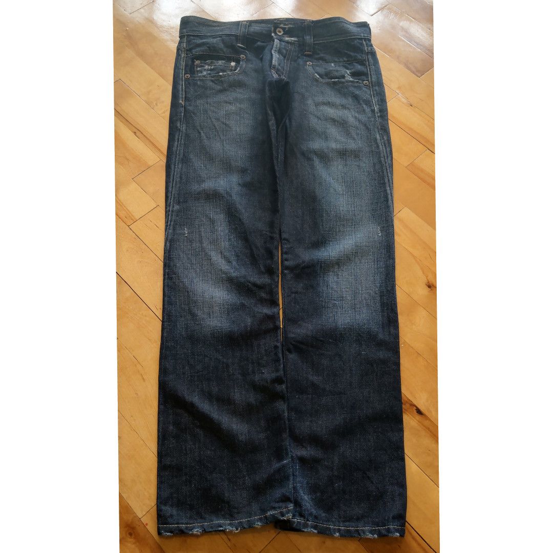 G-Star Stacked Mid Skinny Pants Flared Alt Neo Denim 3301 Size US 33 - 14 Thumbnail