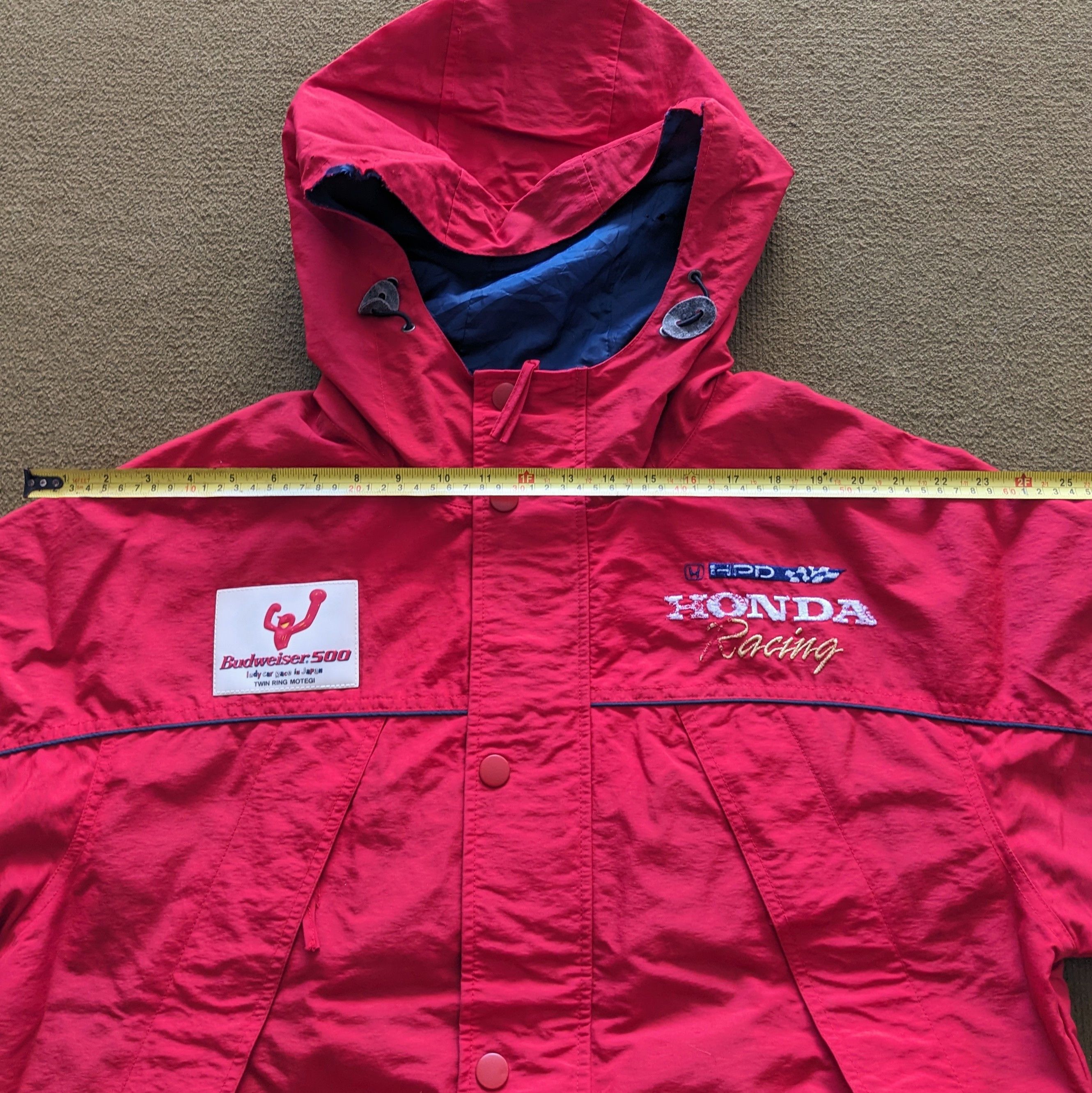 Vintage Vintage HONDA C.A.R.T Racing Zipper Jacket Size US L / EU 52-54 / 3 - 7 Thumbnail