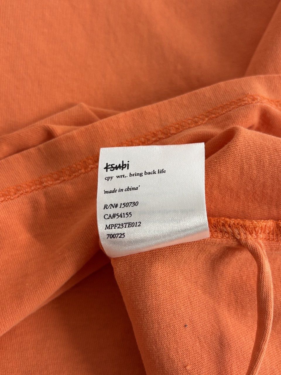Ksubi Ksubi Orange Rose Garden Biggie T-Shirt Size US XL / EU 56 / 4 - 13 Thumbnail