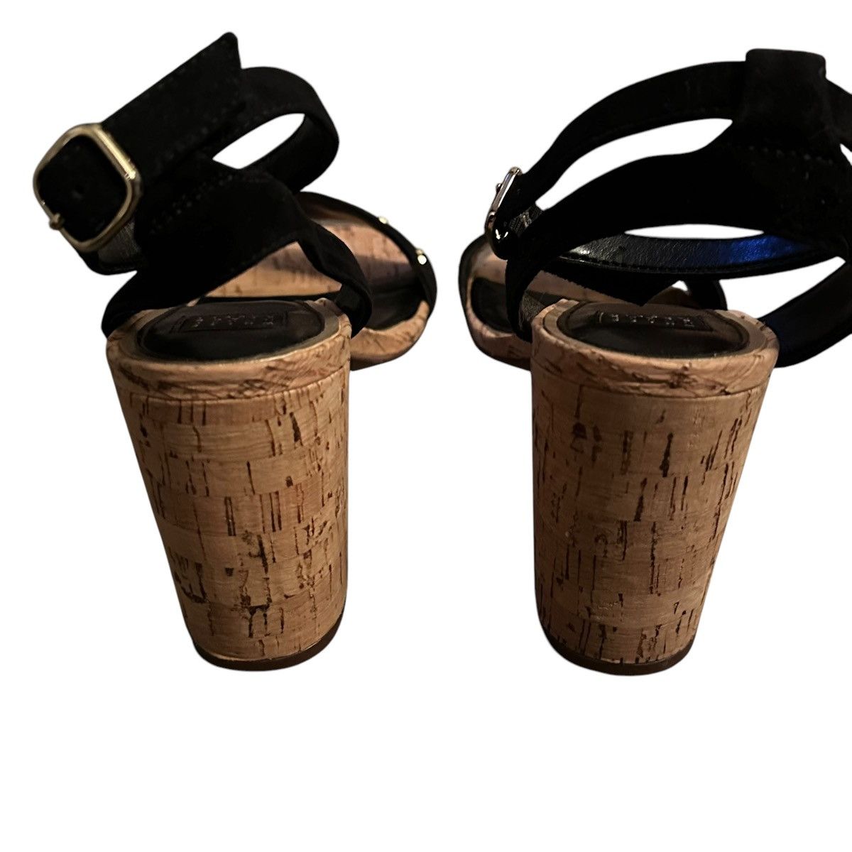 White House Black Market White House Black Market cork heel studded sandals Size US 8.5 / IT 38.5 - 4 Thumbnail