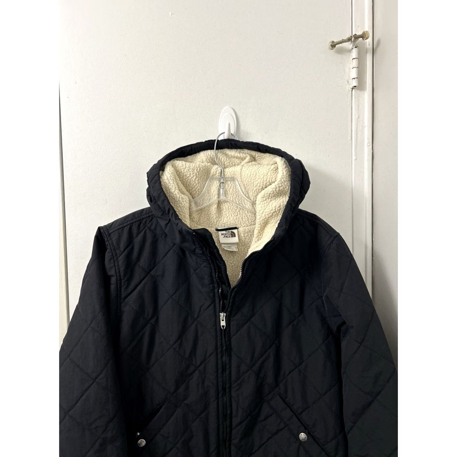 The North Face The North Face Cuchillo Jacket Mens M Black Full Zip Quilted Insulated Hooded Lined Bomber Jacket Size US M / EU 48-50 / 2 - 2 Thumbnail