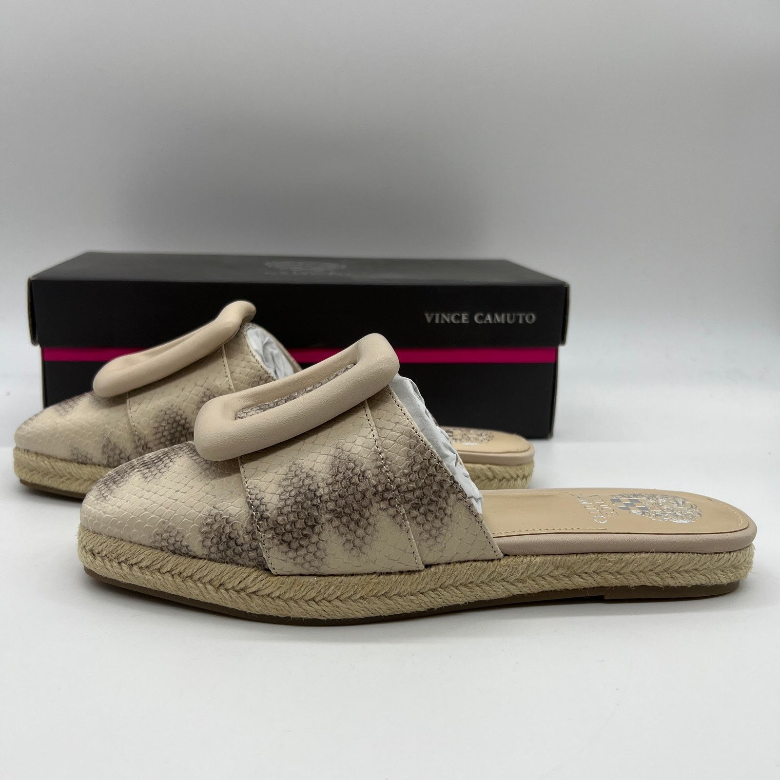 Other Vince Camuto Shoes Size 7.5 Buckle Espadrille Mules Size US 7.5 / IT 37.5 - 7 Thumbnail