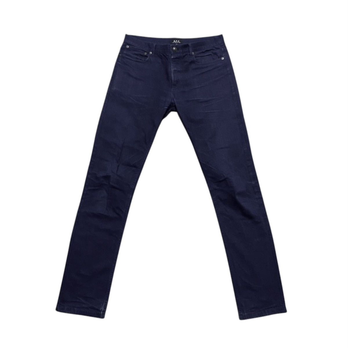 A.P.C. A.P.C. Rue Madame Paris Blue Cotton Jeans Denim Slim Fit Size US 31 - 1 Thumbnail