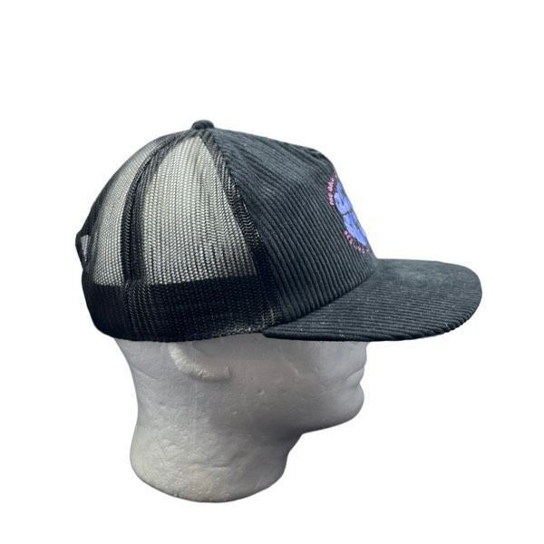 Quiksilver Quiksilver black corduroy snapback trucker hat Size ONE SIZE - 4 Thumbnail