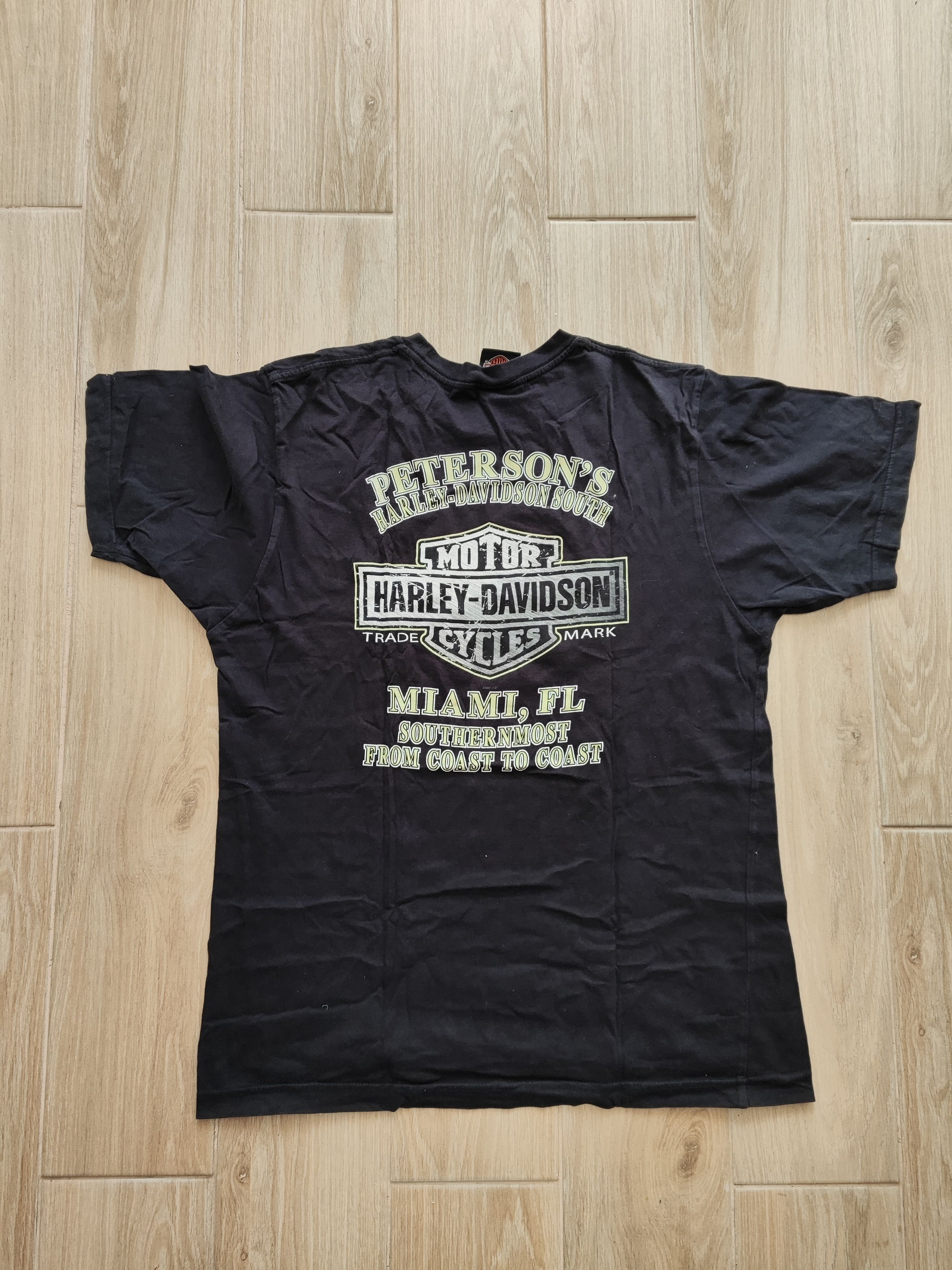 Harley Davidson Vintage Harley-Davidson “Ride Hard” Skull Snake Graphic Tee Size US L / EU 52-54 / 3 - 2 Thumbnail