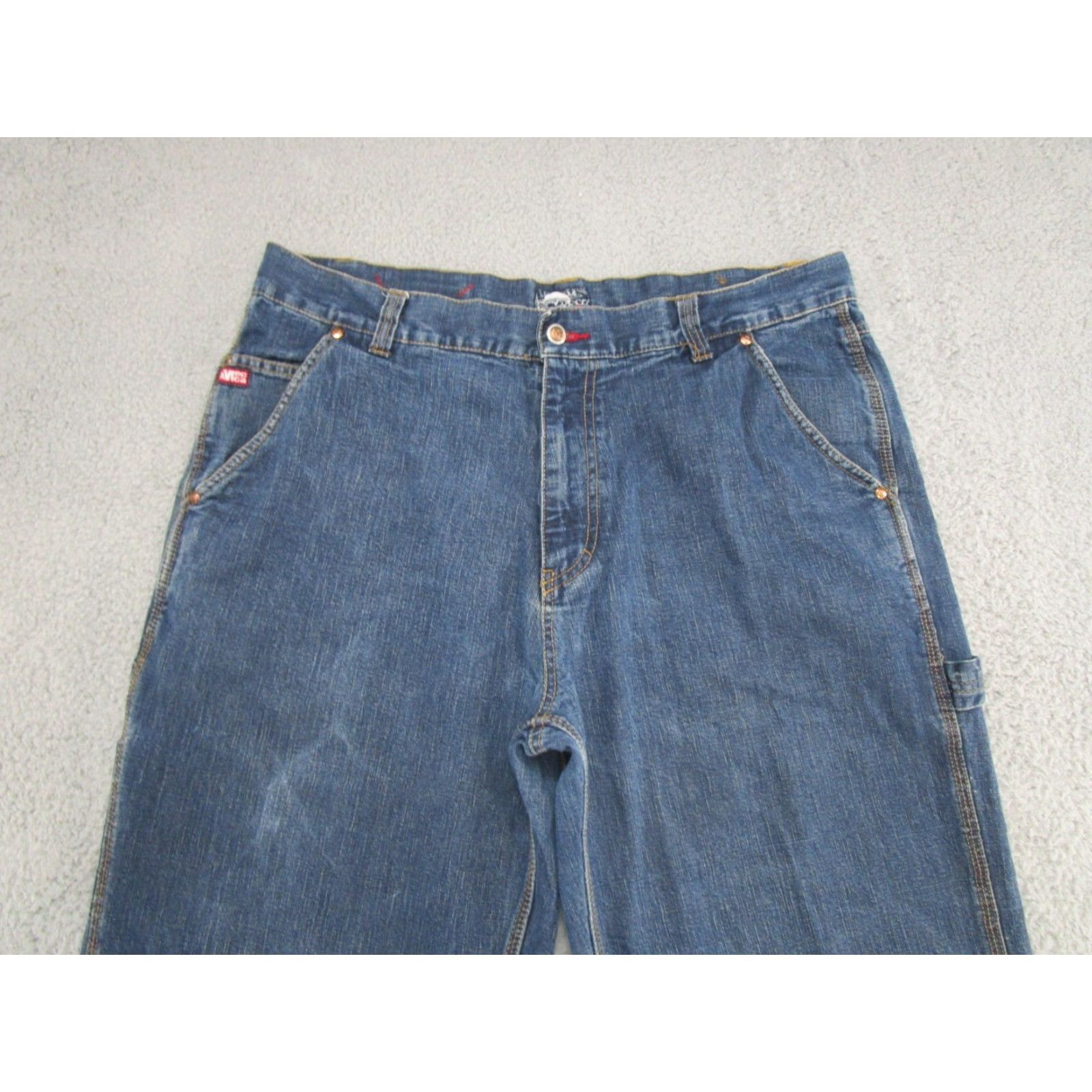 Vintage VINTAGE Mecca Denim Jeans Skater Grunge Carpenter 38x33 Men Read Size US 38 / EU 54 - 4 Thumbnail