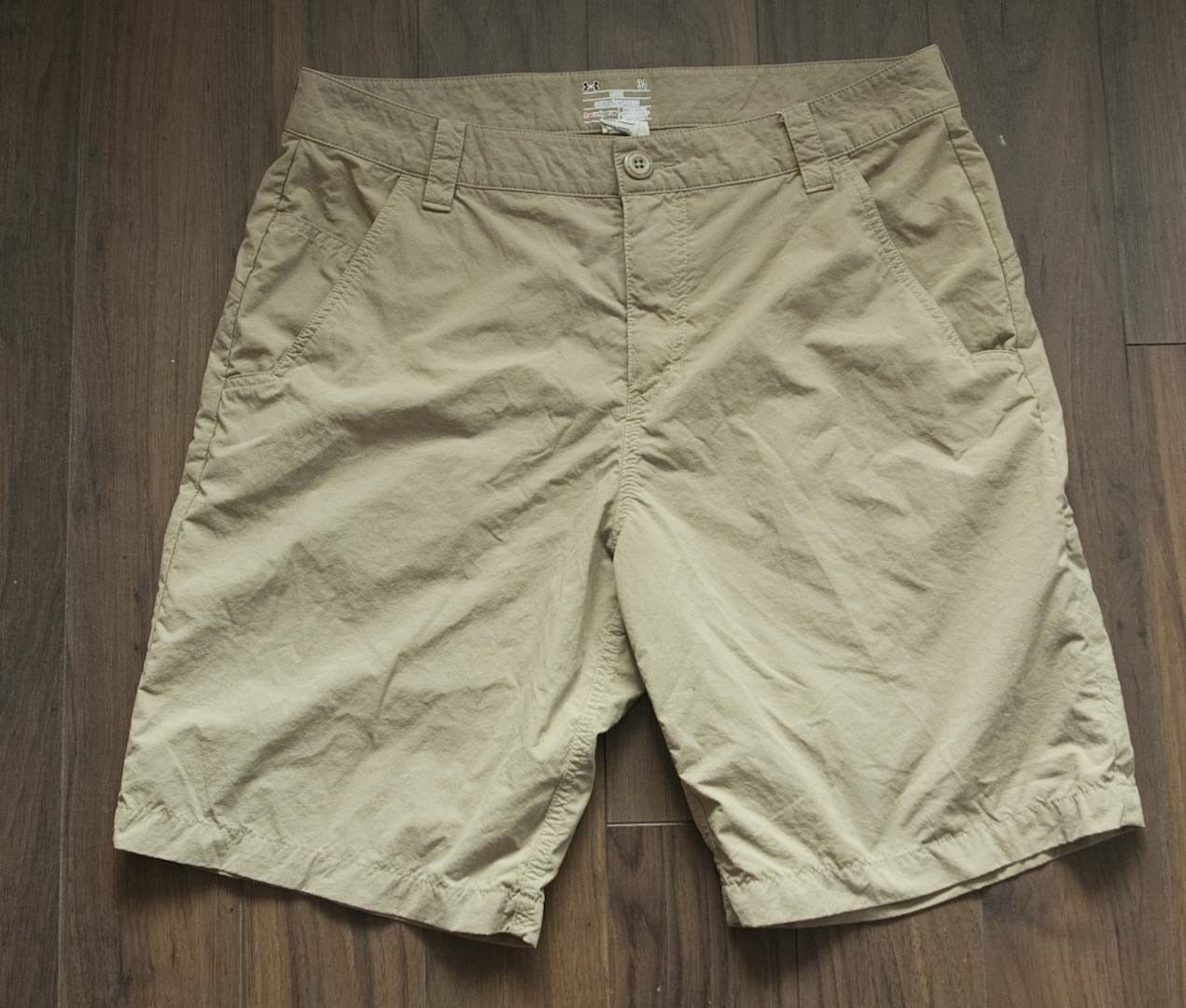 Under Armour Under Armour Heat Gear Shorts Size 34 Pale Brown Size US 34 / EU 50 - 1 Thumbnail