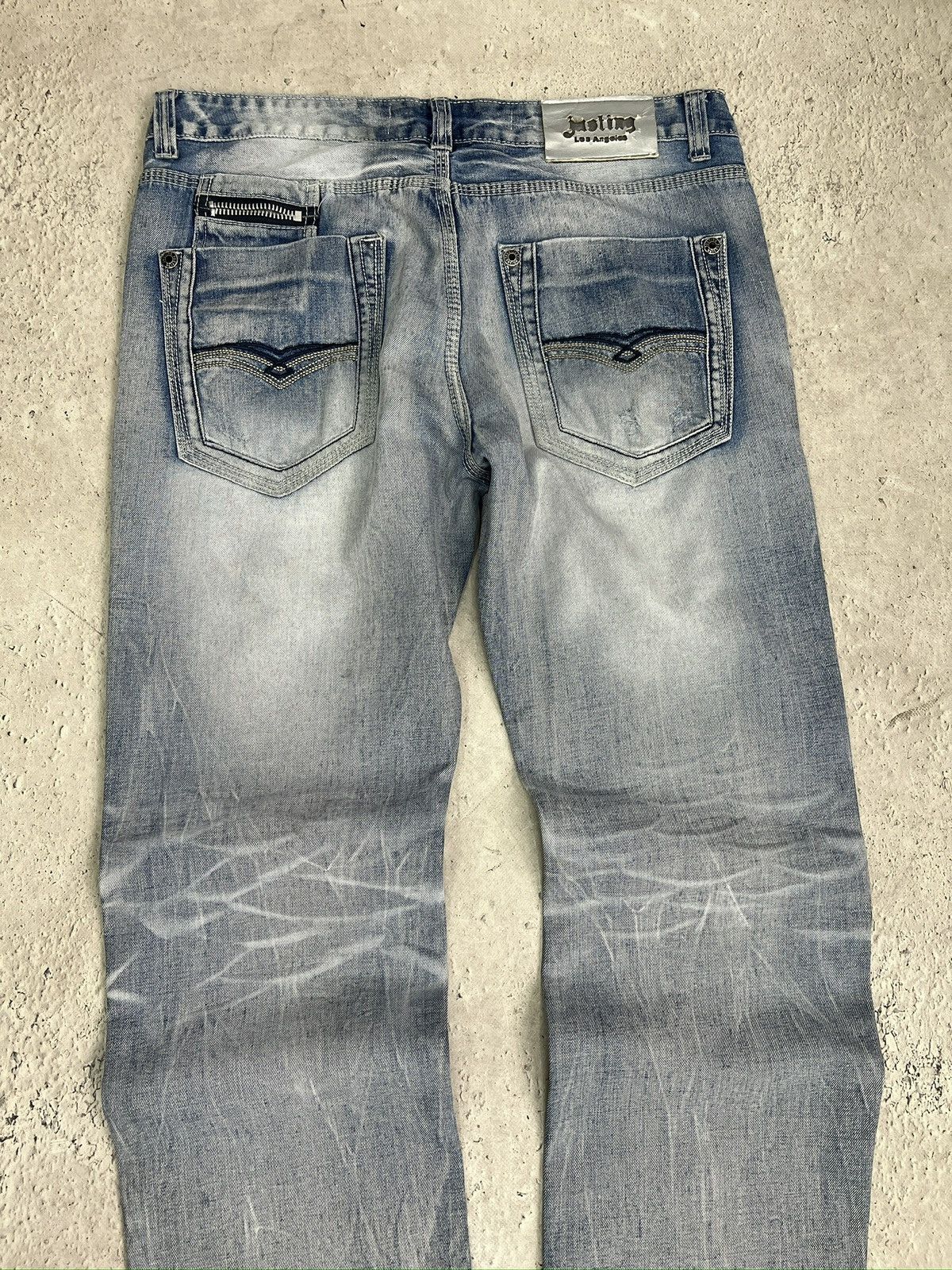 Japanese Brand Vintage japanese y2k junya watanbe style washed jeans y2k Size US 36 / EU 52 - 10 Thumbnail
