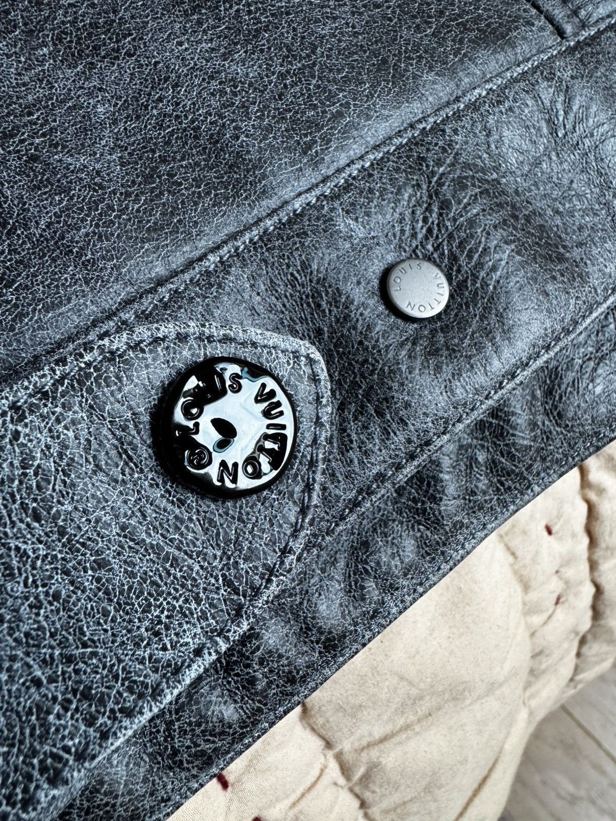 Louis Vuitton Louis Vuitton leather stadium jacket Size US L / EU 52-54 / 3 - 10 Thumbnail