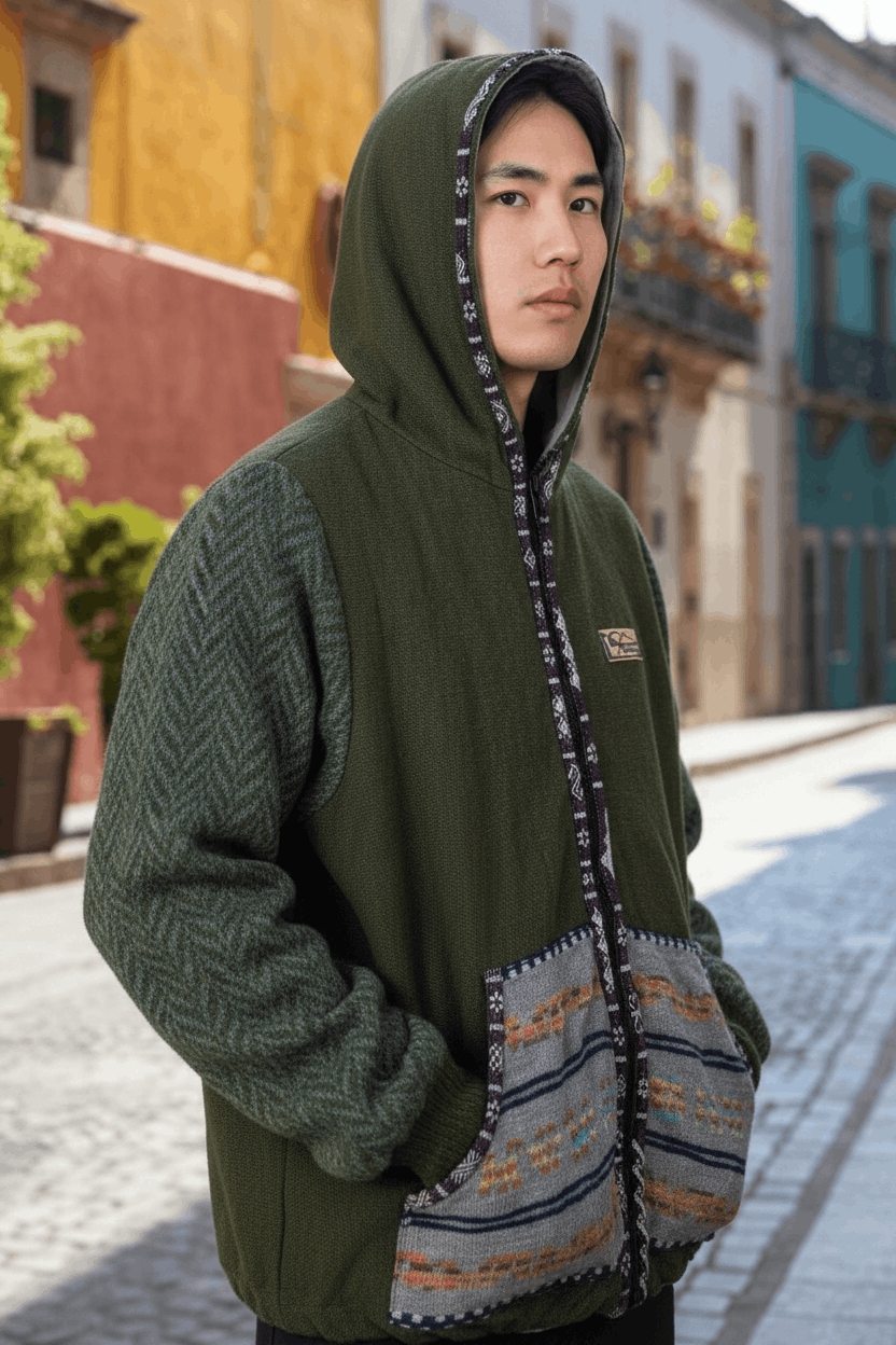Japanese Brand TITICACA Multicolor Christmas Thanksgiving Wool Knit Hoodie Size US S / EU 44-46 / 1 - 1 Thumbnail
