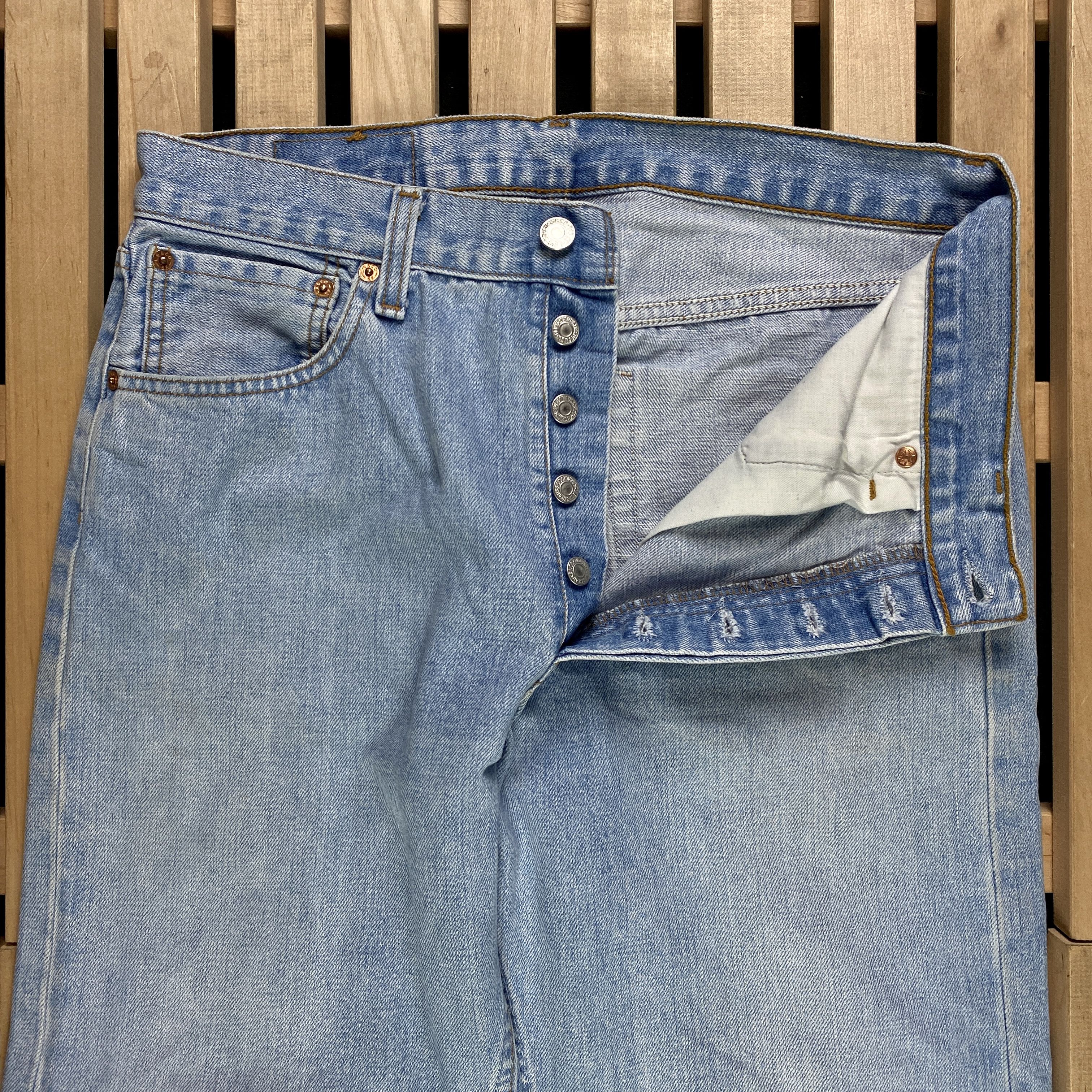 Levi's × Levi's Vintage Clothing × Vintage Mens Jeans Denim Levis 501 Vintage Size 33 Size US 33 - 4 Thumbnail