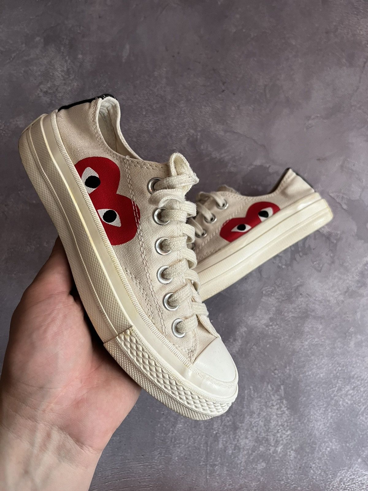 Comme des Garcons Comme Des Garçons x Chuck Taylor Converse All Star Low Top Size US 5 / IT 35 - 2 Thumbnail
