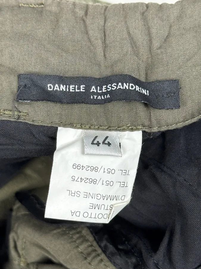 Daniele Alessandrini Daniele Alessandrini Green Cross Patch Flare Pants Size US 30 / EU 46 - 13 Thumbnail