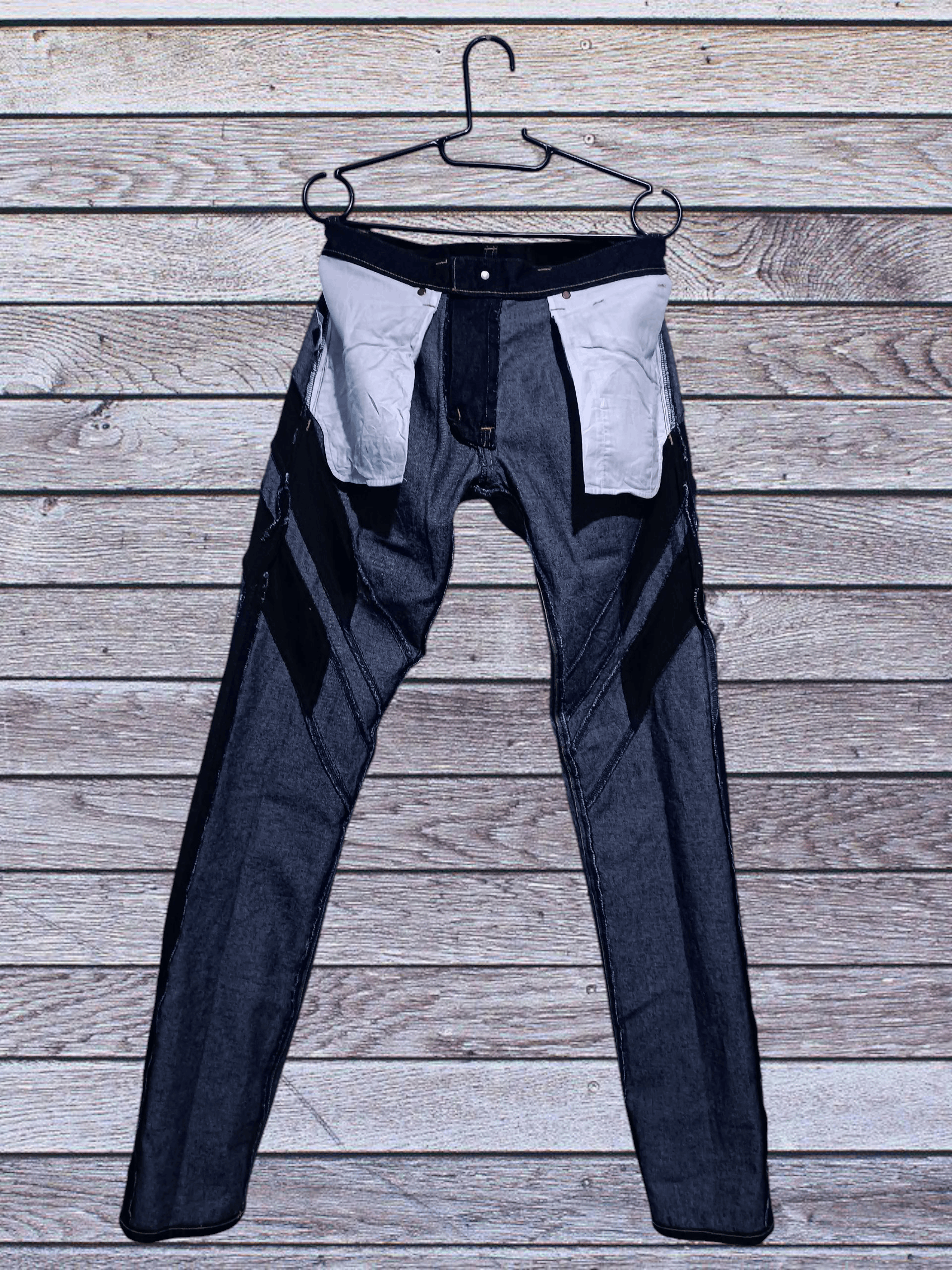 Japanese Brand 🇯🇵Extremely Rare Eva Cospa Evangelion Line Design Denim Size US 30 / EU 46 - 5 Thumbnail