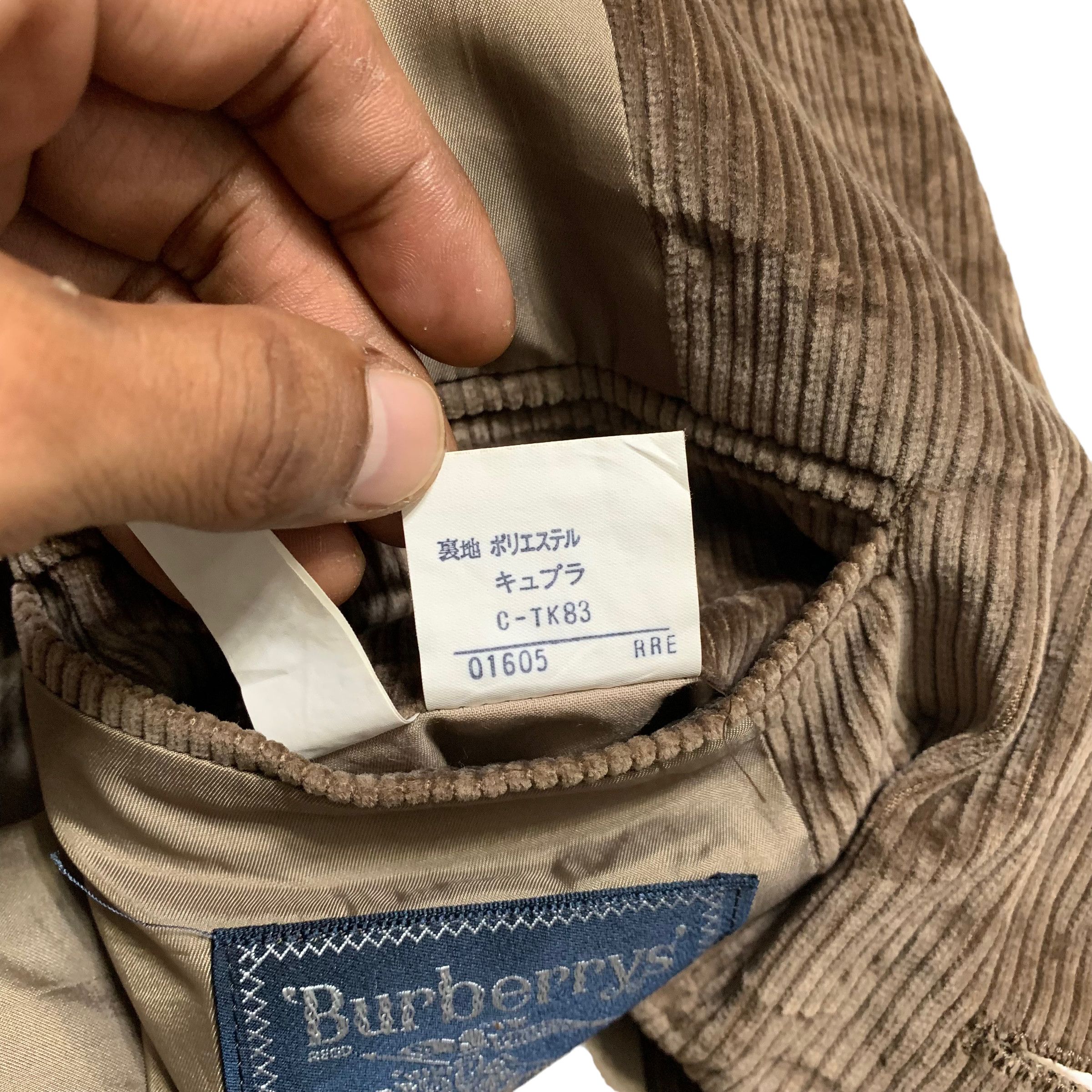 Burberry Vintage Burberrys Corduroy Jacket Size US M / EU 48-50 / 2 - 10 Thumbnail