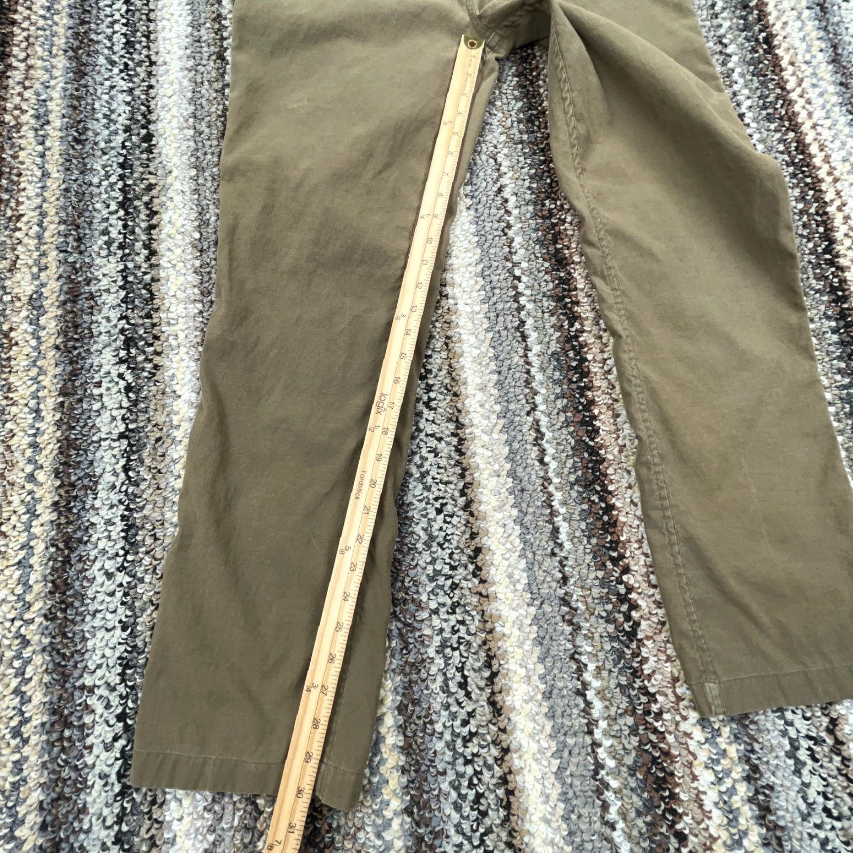 The North Face The North Face Pants Women 12 Green Khakis Outdoor Utility Pocket Pockets Straight Regular Rise Mid 30 In Inseam Cotton Twill Size 34" / US 12 / IT 48 - 6 Thumbnail