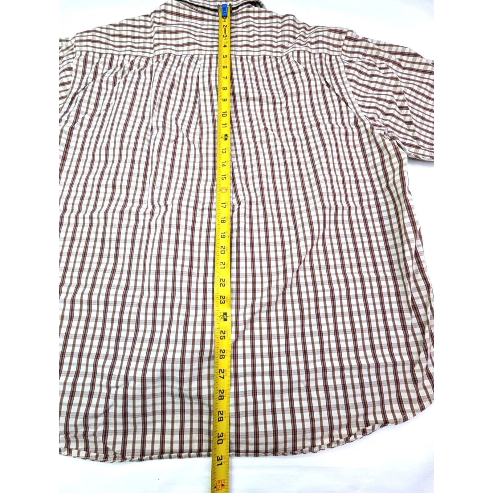 Carhartt Carhartt Short Sleeve Button Shirt Men XL Plaid Brown Work Casual Comfort Size US XL / EU 56 / 4 - 8 Thumbnail