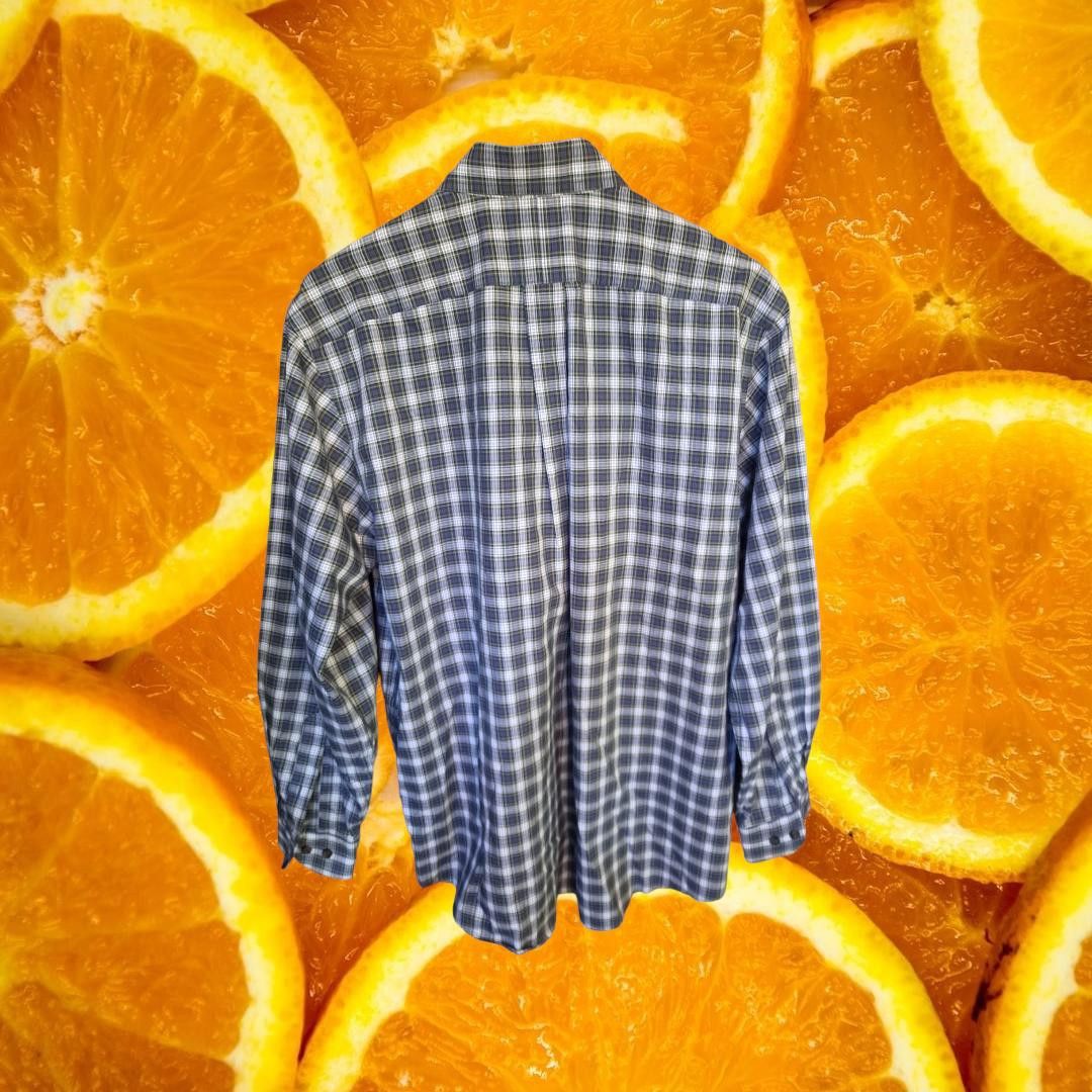 L.L. Bean L.L. Bean Blue Yellow and White Button Down Shirt Size M Size US M / EU 48-50 / 2 - 4 Thumbnail