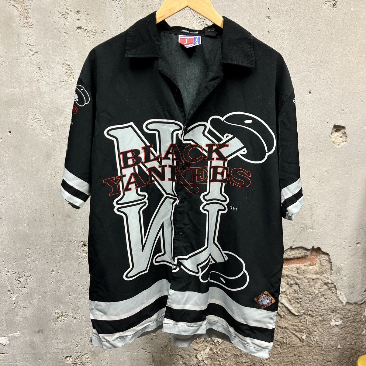 Other Vintage J Plus Black Yankees Baseball Jersey Negro Leagues L Size US L / EU 52-54 / 3 - 1 Thumbnail