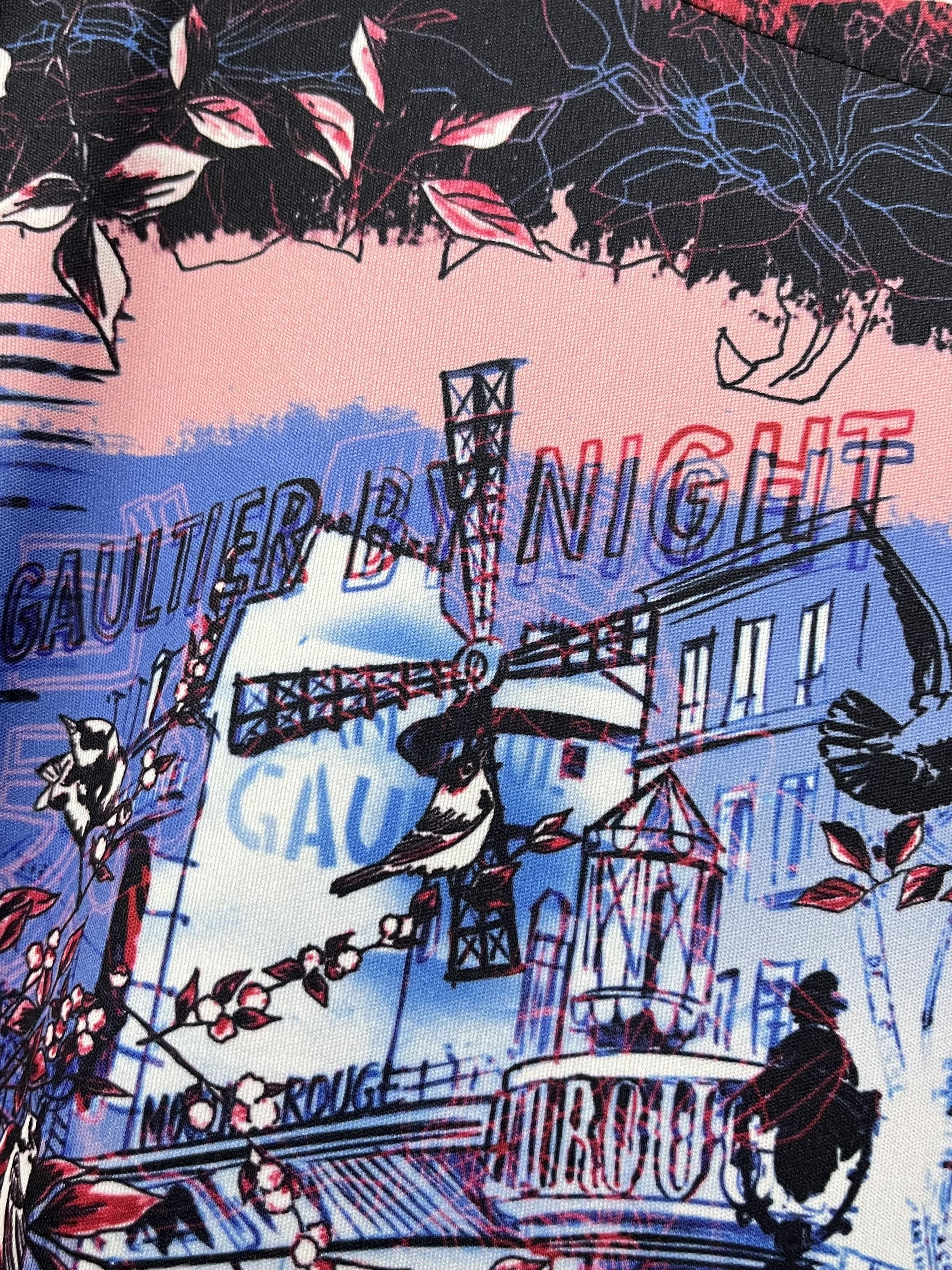 Jean Paul Gaultier 🔥Jean Paul Gaultier Hardcore Night Graphic Archive Size M / US 6-8 / IT 42-44 - 3 Thumbnail