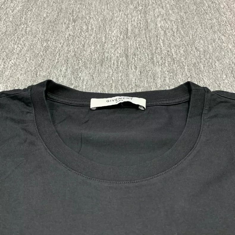 Givenchy Givenchy Givenchy Black Embroidered Logo Short Sleeve Shir Size US XXL / EU 58 / 5 - 4 Thumbnail