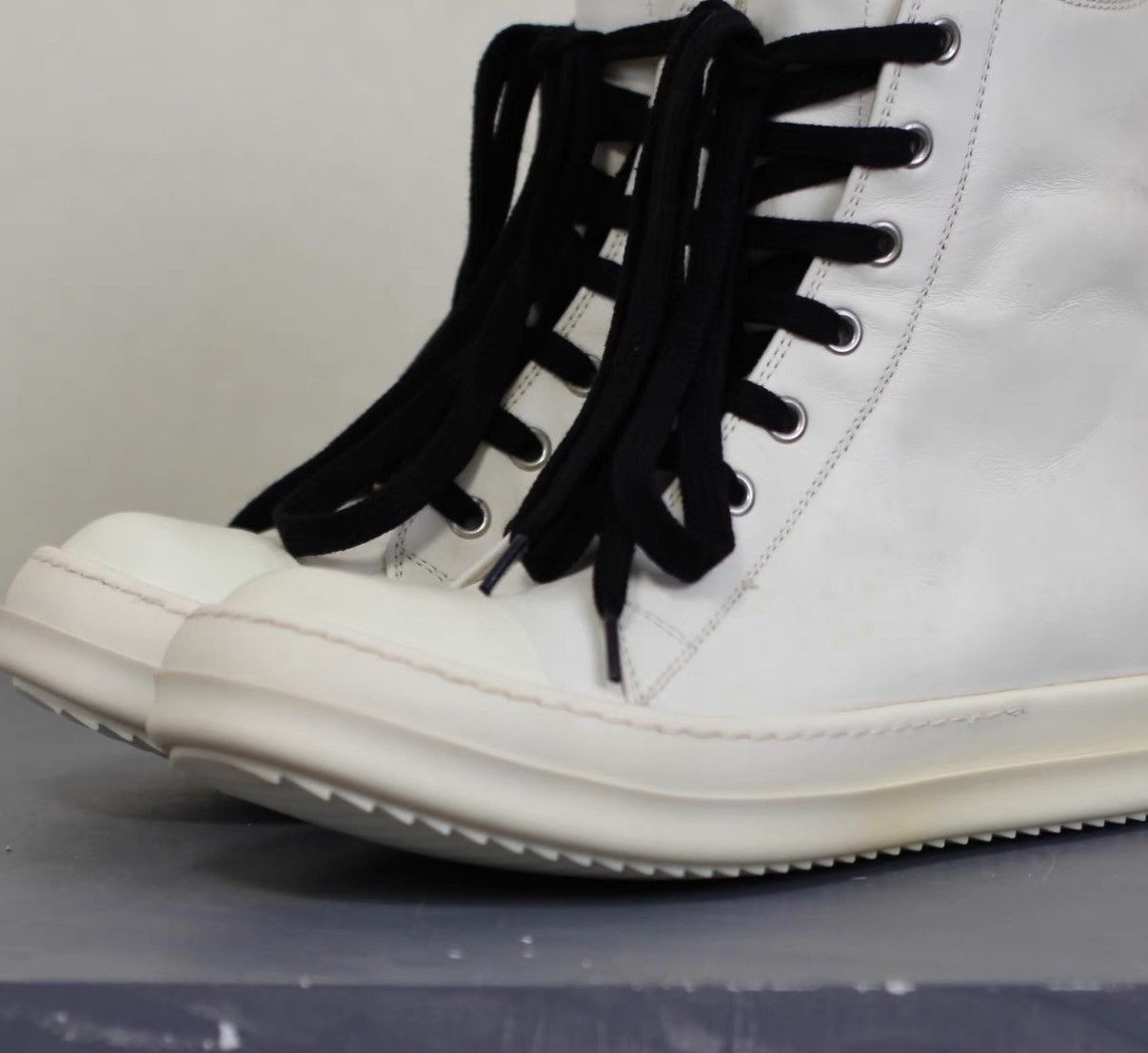 Rick Owens Rick Owens High-Top Bubble Converse-Inspired Sneakers Size US 6 / IT 36 - 2 Thumbnail