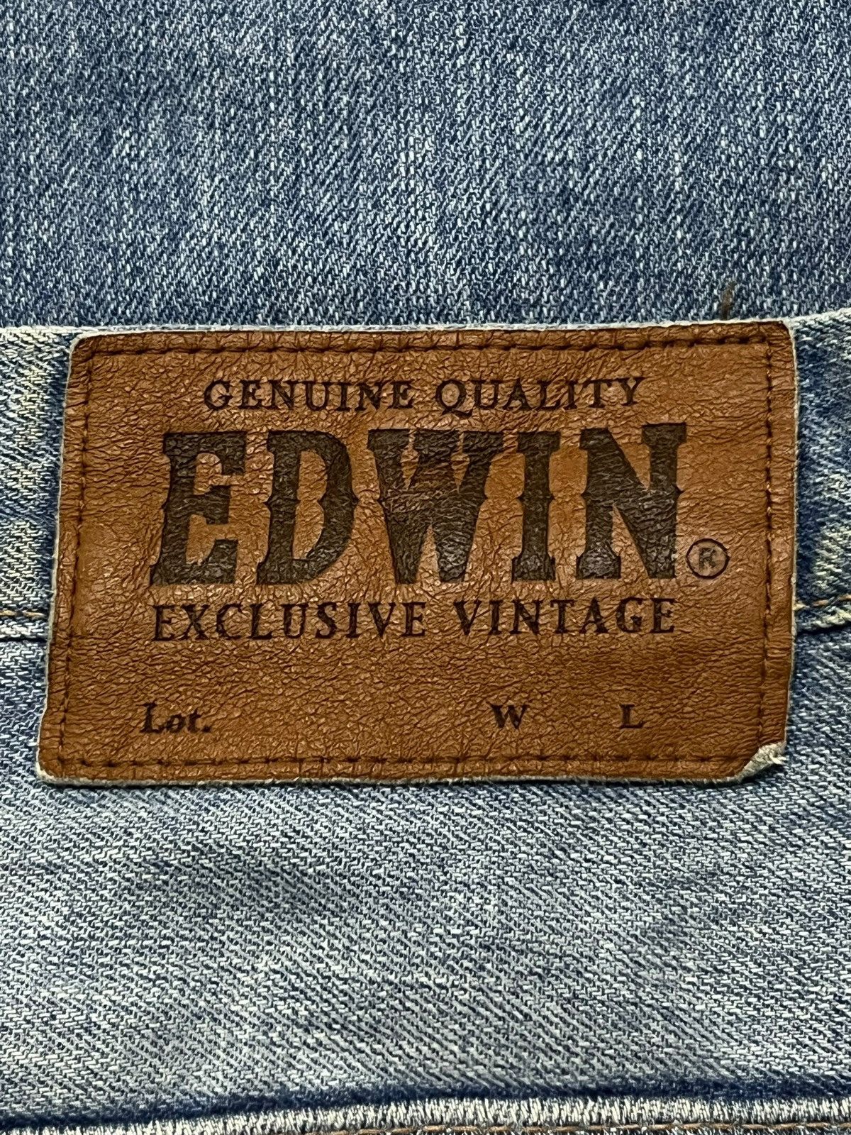 Edwin Vintage Edwin EX403 Japan - Faded Light Wash, Distressed Size US 37 - 10 Thumbnail
