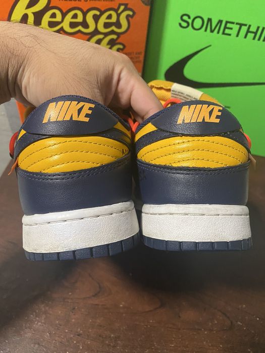 Nike Off-White x Nike Dunk “Michigan” | Grailed