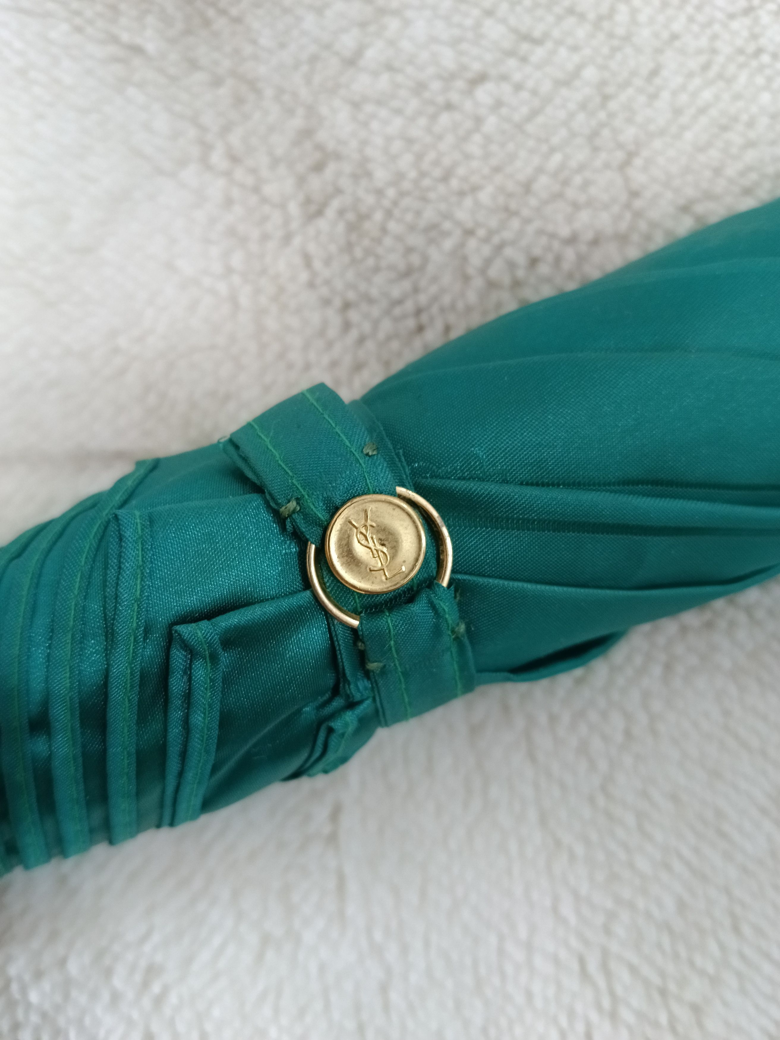 Yves Saint Laurent Yves Saint Lauren Monogram Folding Umbrella Size ONE SIZE - 8 Thumbnail
