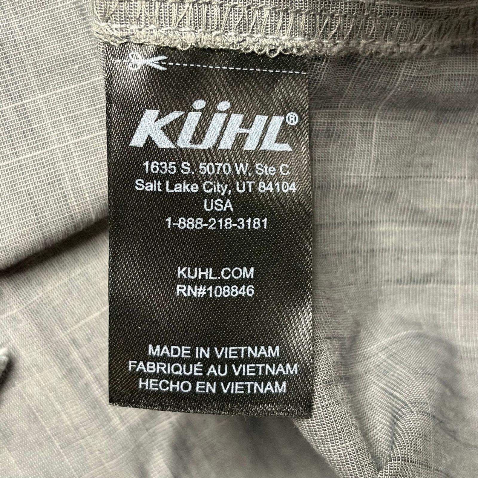 Kuhl Kuhl Button Up Shirt Men’s XL Gray Short Sleeve Outdoor Size US XL / EU 56 / 4 - 8 Thumbnail