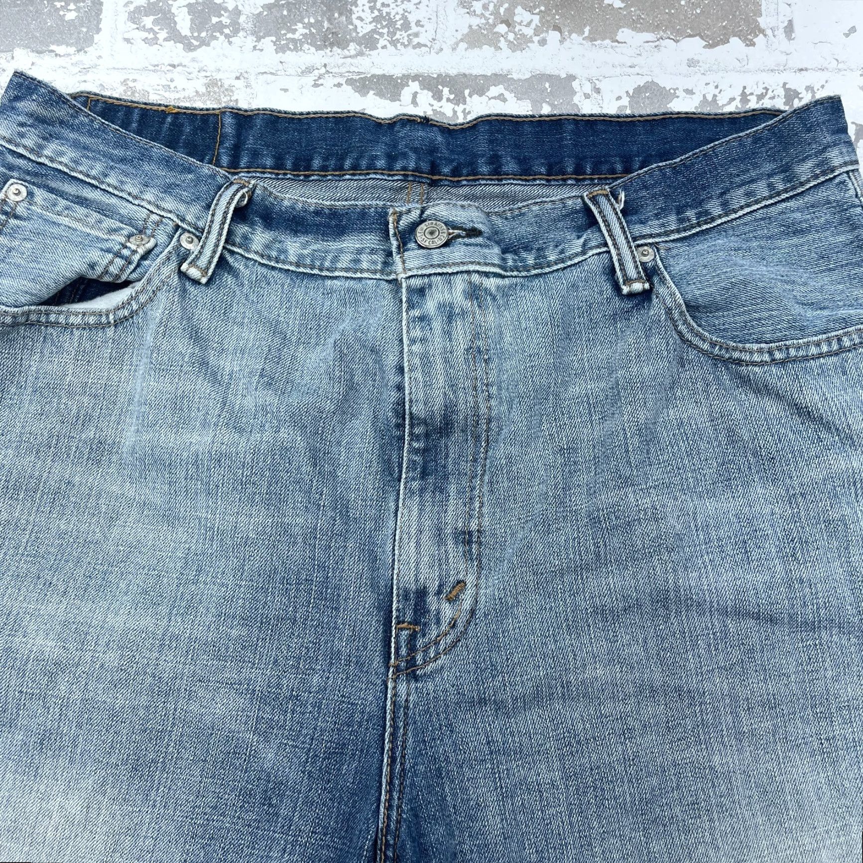 Levi's Levi's 569 Shorts Men 36 Relaxed Denim Blue 5-Pocket Mid Rise Zip Fly Casual Workwear Baggy Jorts Knit Now? Size US 36 / EU 52 - 5 Thumbnail