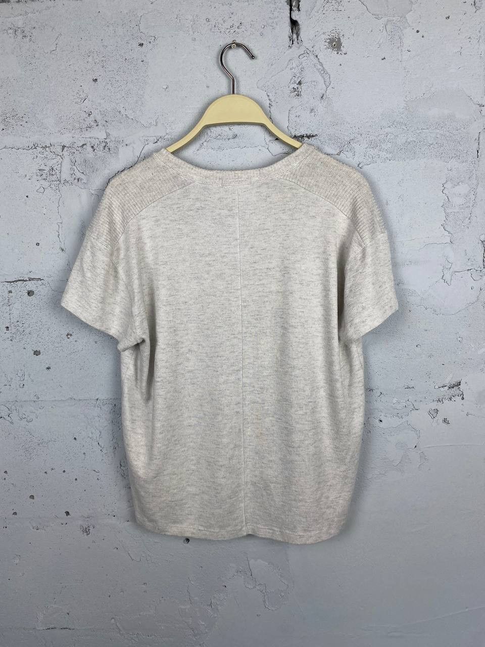 Rag & Bone Rag & Bone Grey V Neck Knitted T Shirt Size S / US 4 / IT 40 - 8 Thumbnail