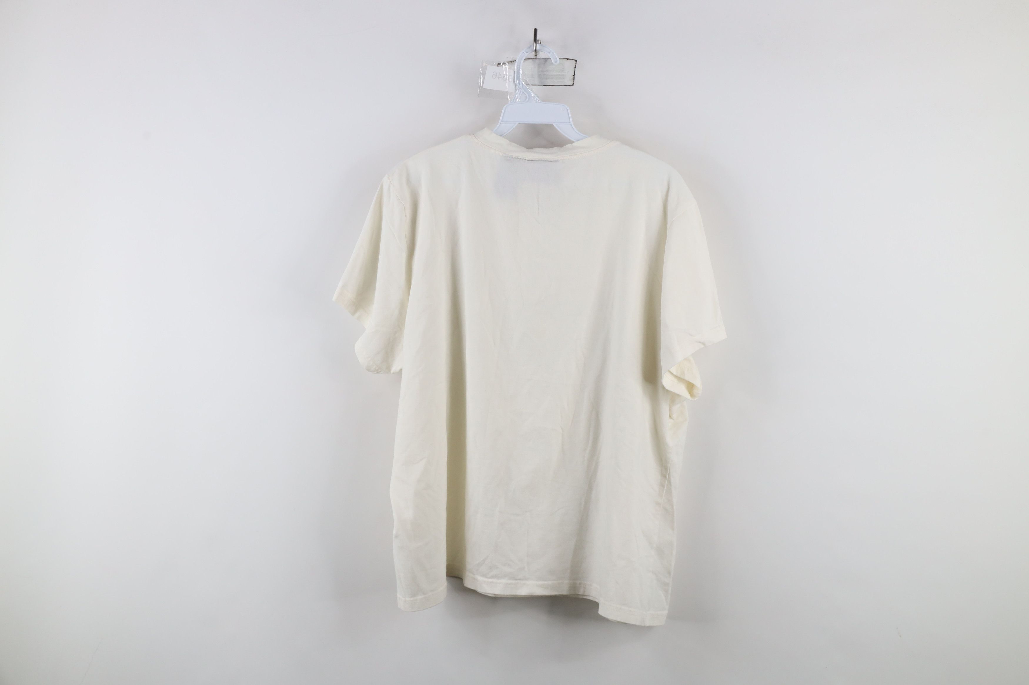 Harley Davidson × Vintage Vintage Y2K Harley Davidson Tribal Flower T-Shirt Cream Size XXL / US 16-18 / IT 52-54 - 8 Thumbnail