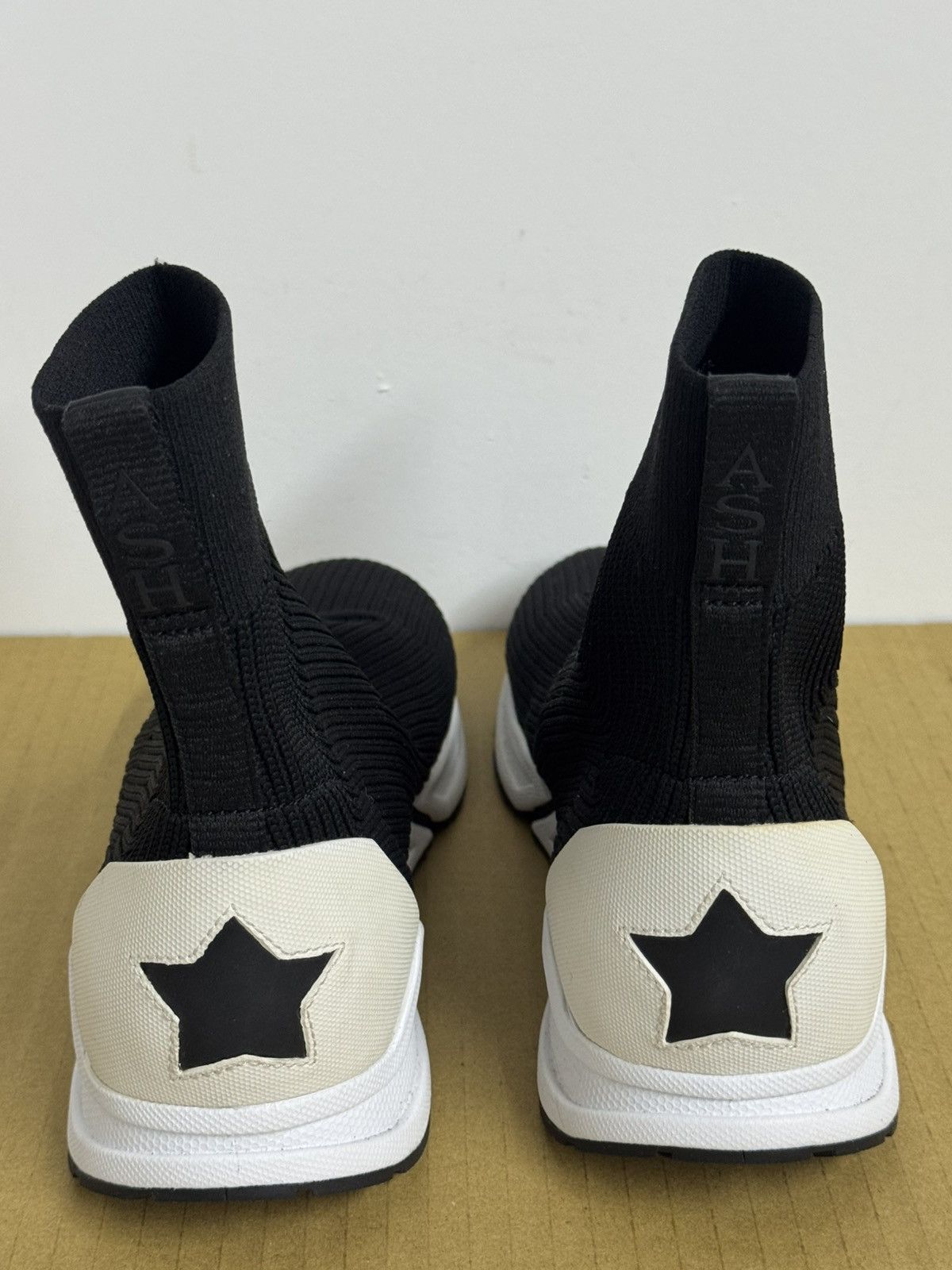 ASH ASH Black Knit Sock Sneakers – Chunky Sole Size US 8 / IT 38 - 6 Thumbnail