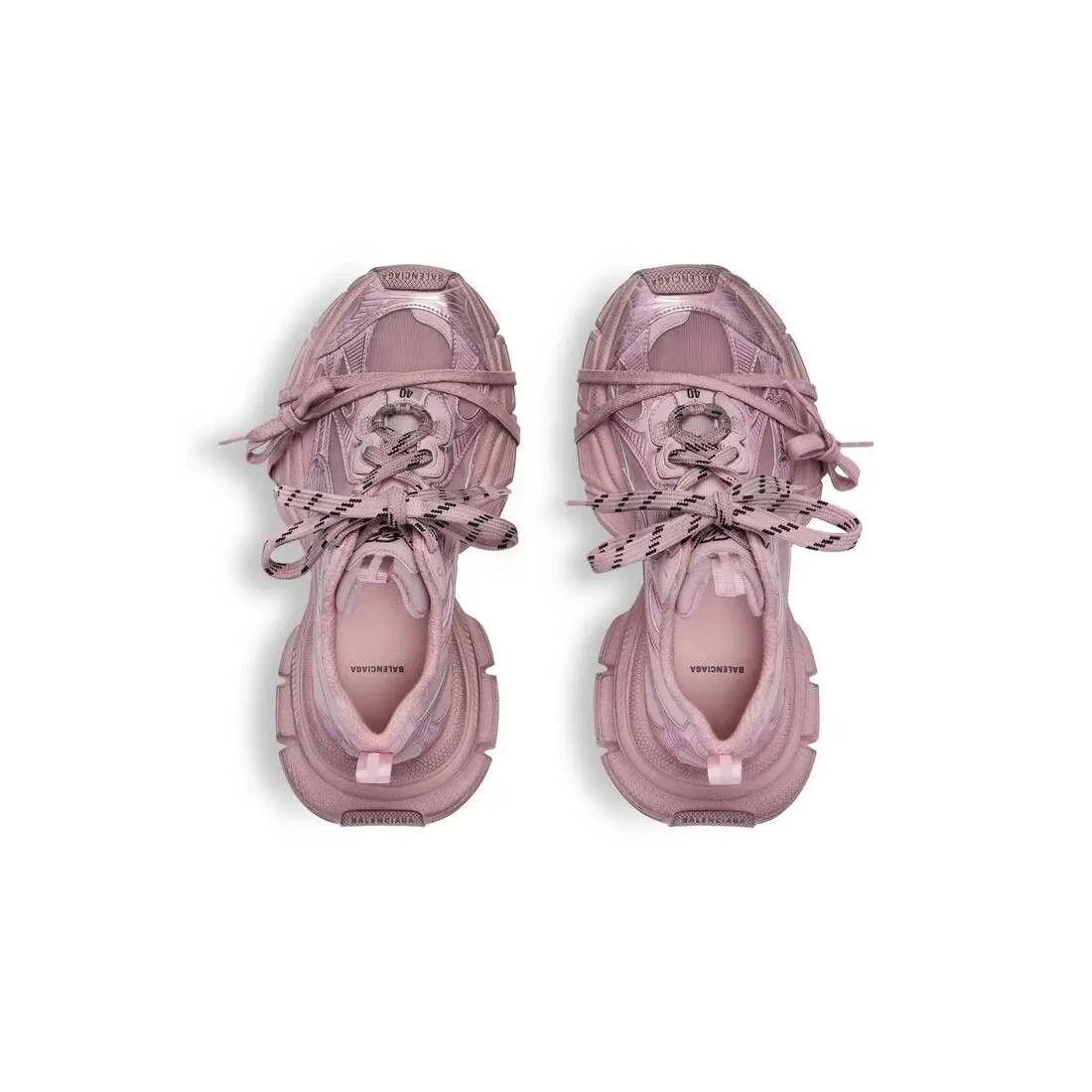 Balenciaga o1la1rc1a0825 3XL Summer Mesh Sneakers in Light Pink Size US 10 / IT 40 - 5 Thumbnail