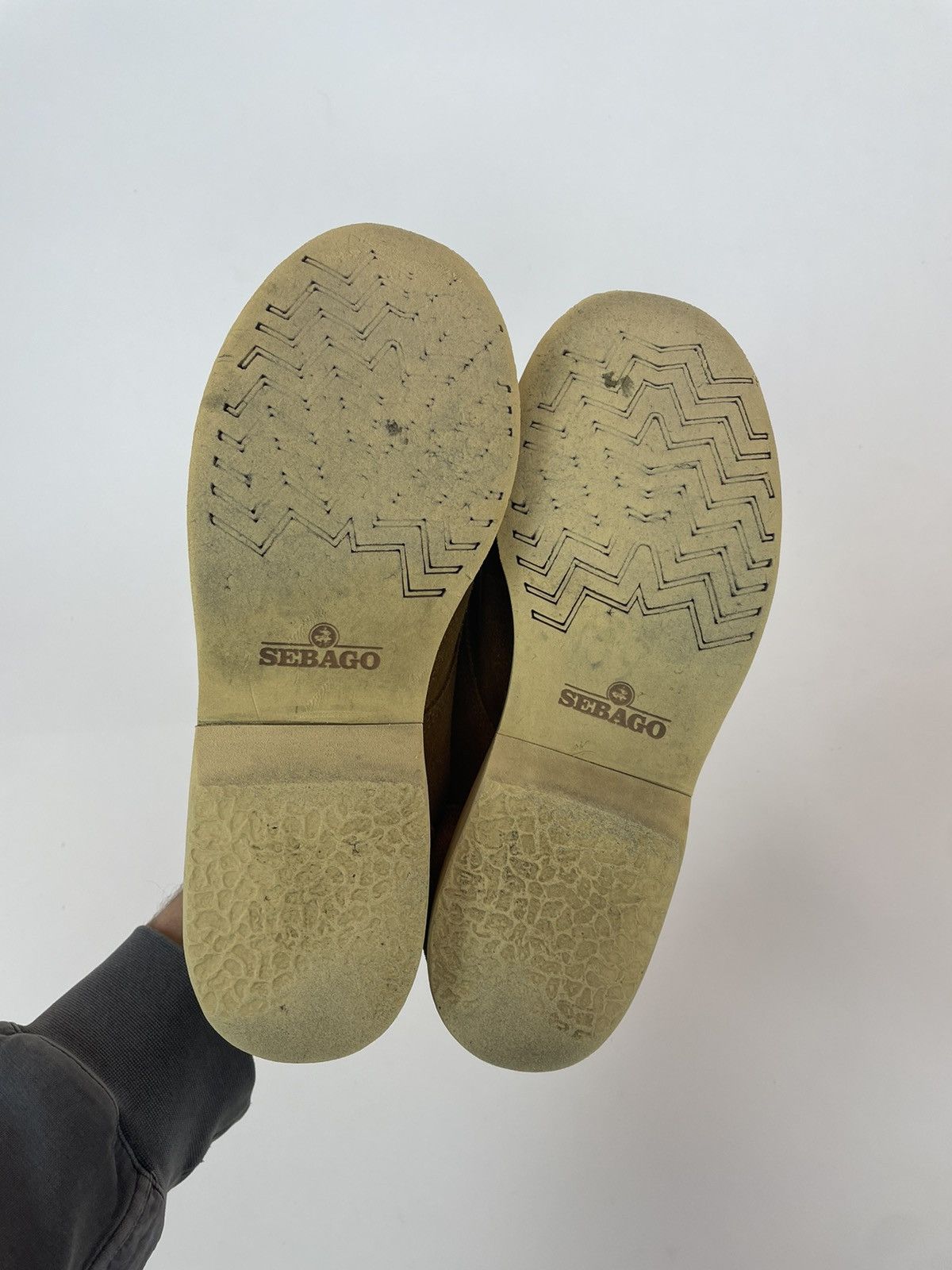 Sebago SEBAGO Mens Beige suede Casual Shoes Sz. US10.5 EUR44.5 UK10 Size US 10.5 / EU 43-44 - 7 Thumbnail