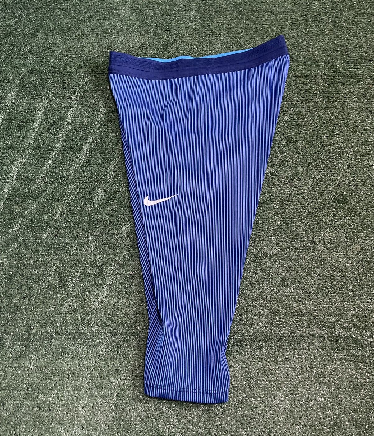Nike New Nike Pro Elite Track & Field 3/4 Tights Blue USA Size 28" / US 6 / IT 42 - 4 Thumbnail