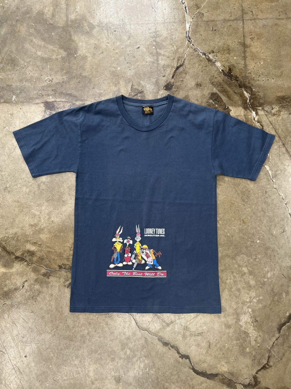Vintage × Warner Bros Vintage Looney Tunes Demolition Taz Bugs Bunny Tee Medium Size US M / EU 48-50 / 2 - 5 Thumbnail