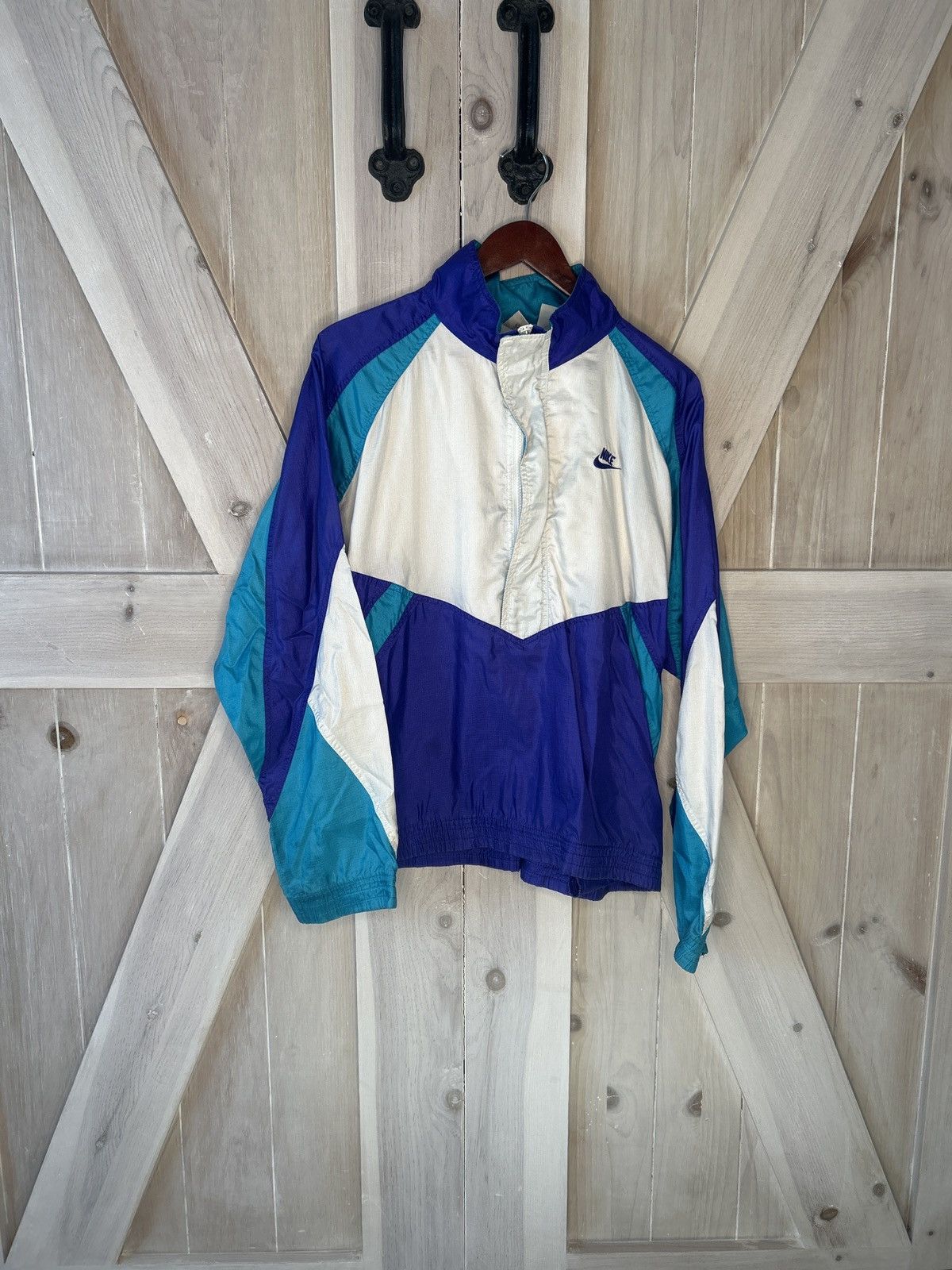 Nike × Vintage Nike Vintage Half Quarter Zip up Size US M / EU 48-50 / 2 - 1 Thumbnail