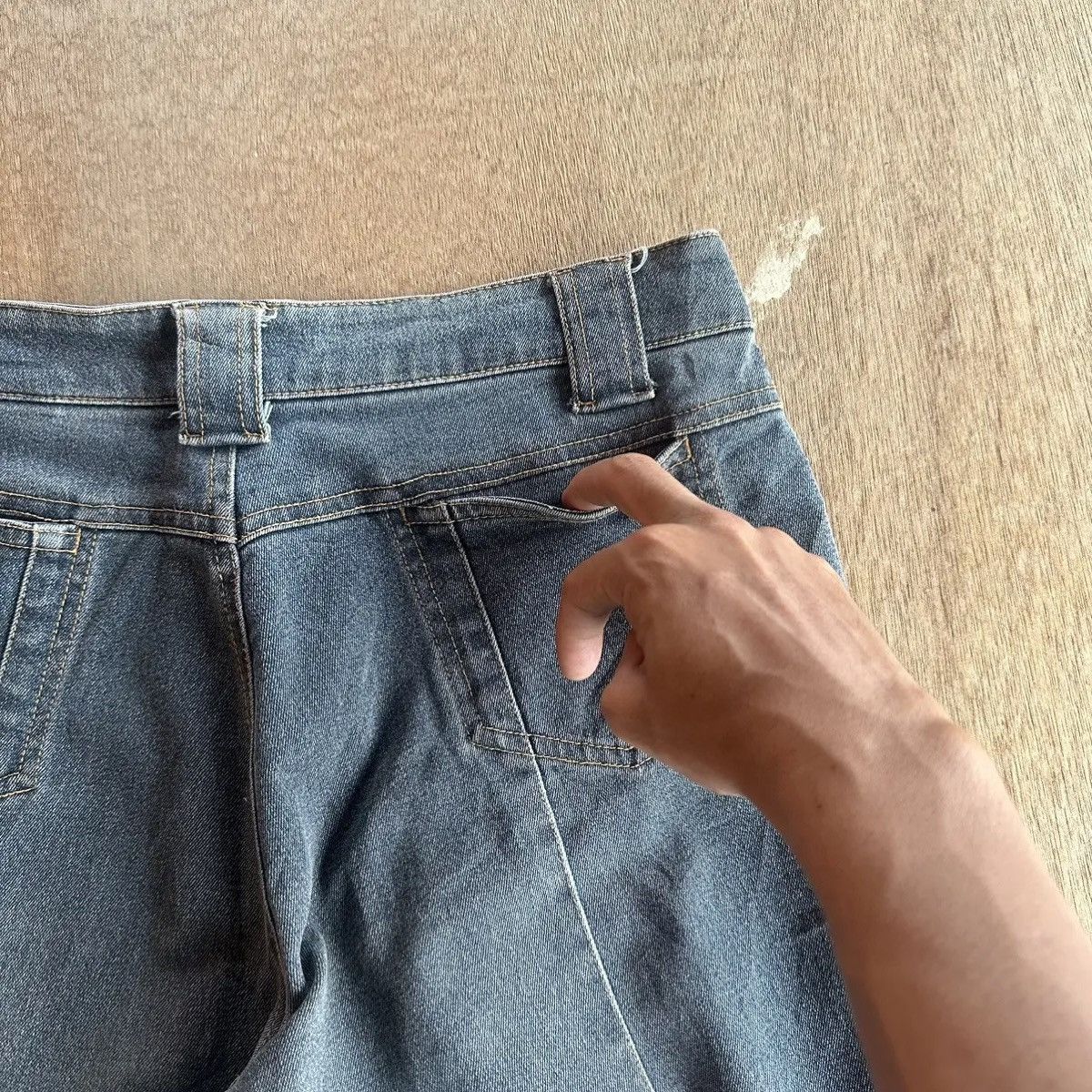 Japanese Brand FLARE/BOOTCUT🔥FULLHEART Jean JapaneseBrand Double Bone Pant Size 29" - 12 Thumbnail
