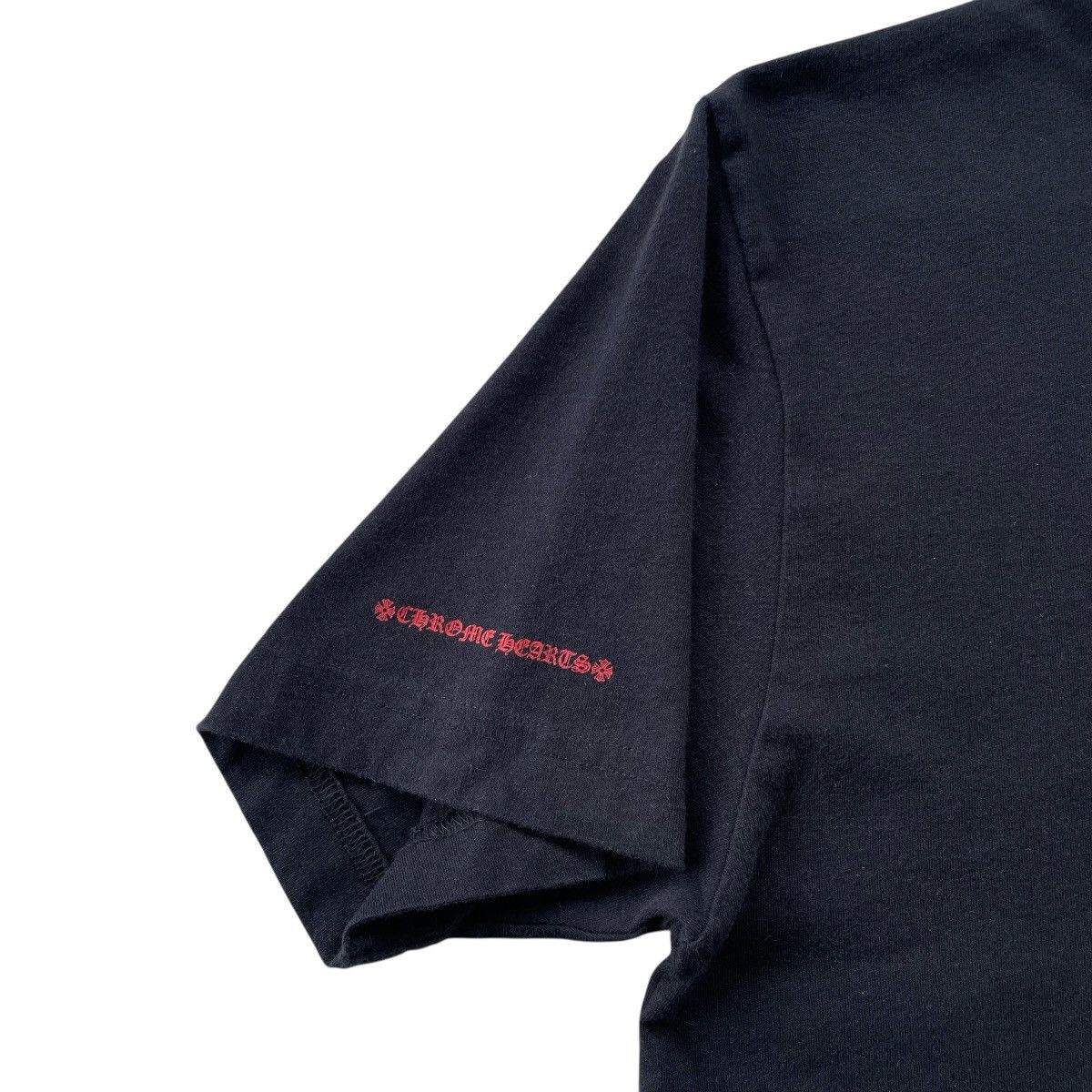 Chrome Hearts Chrome Hearts Red Scroll Label Pocket Tee Size US M / EU 48-50 / 2 - 5 Thumbnail